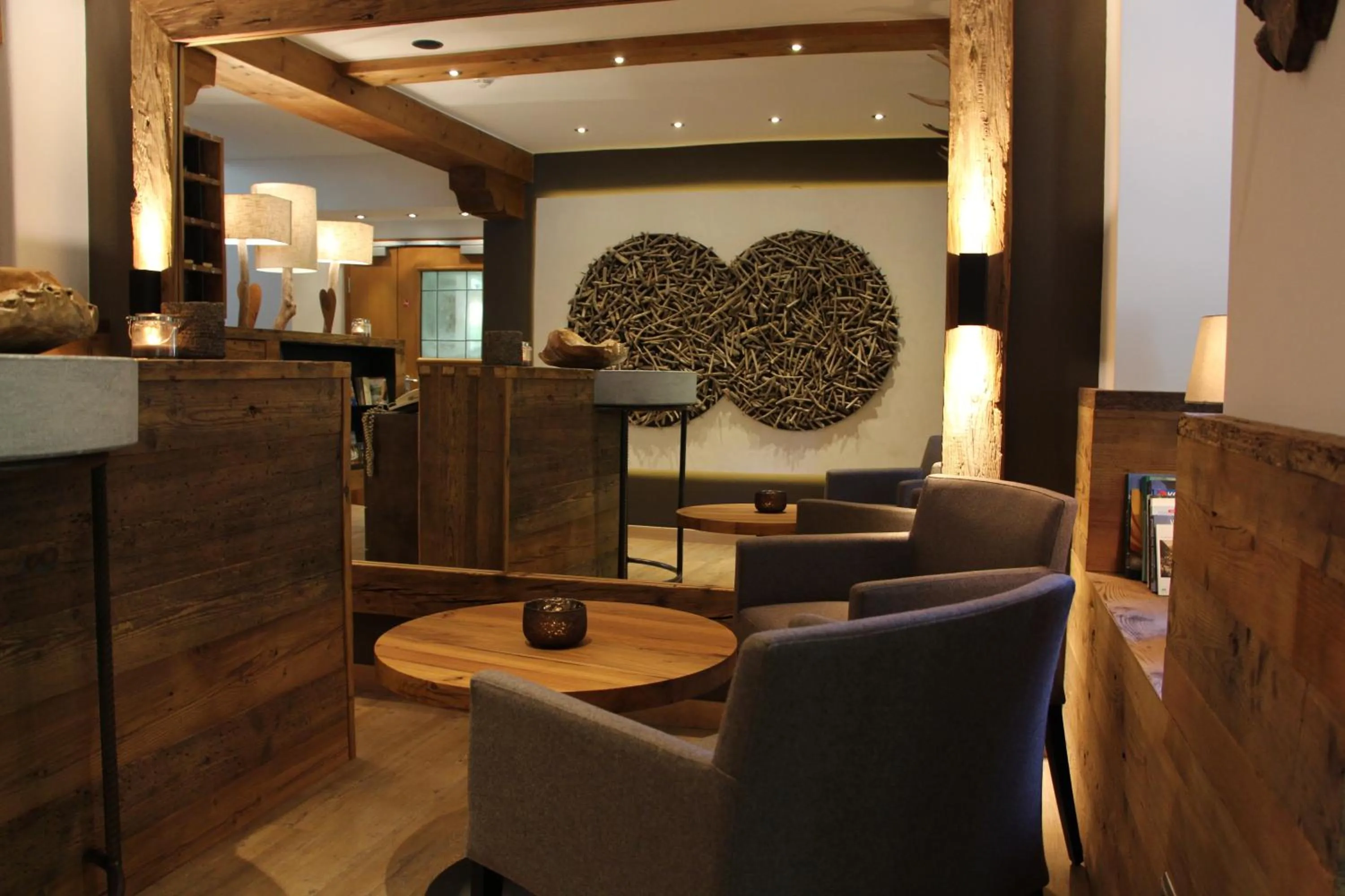 Lobby or reception in Hotel Burgschrofn