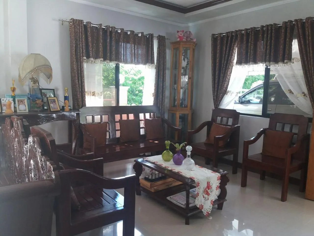 Communal lounge/ TV room in Villa Feliza