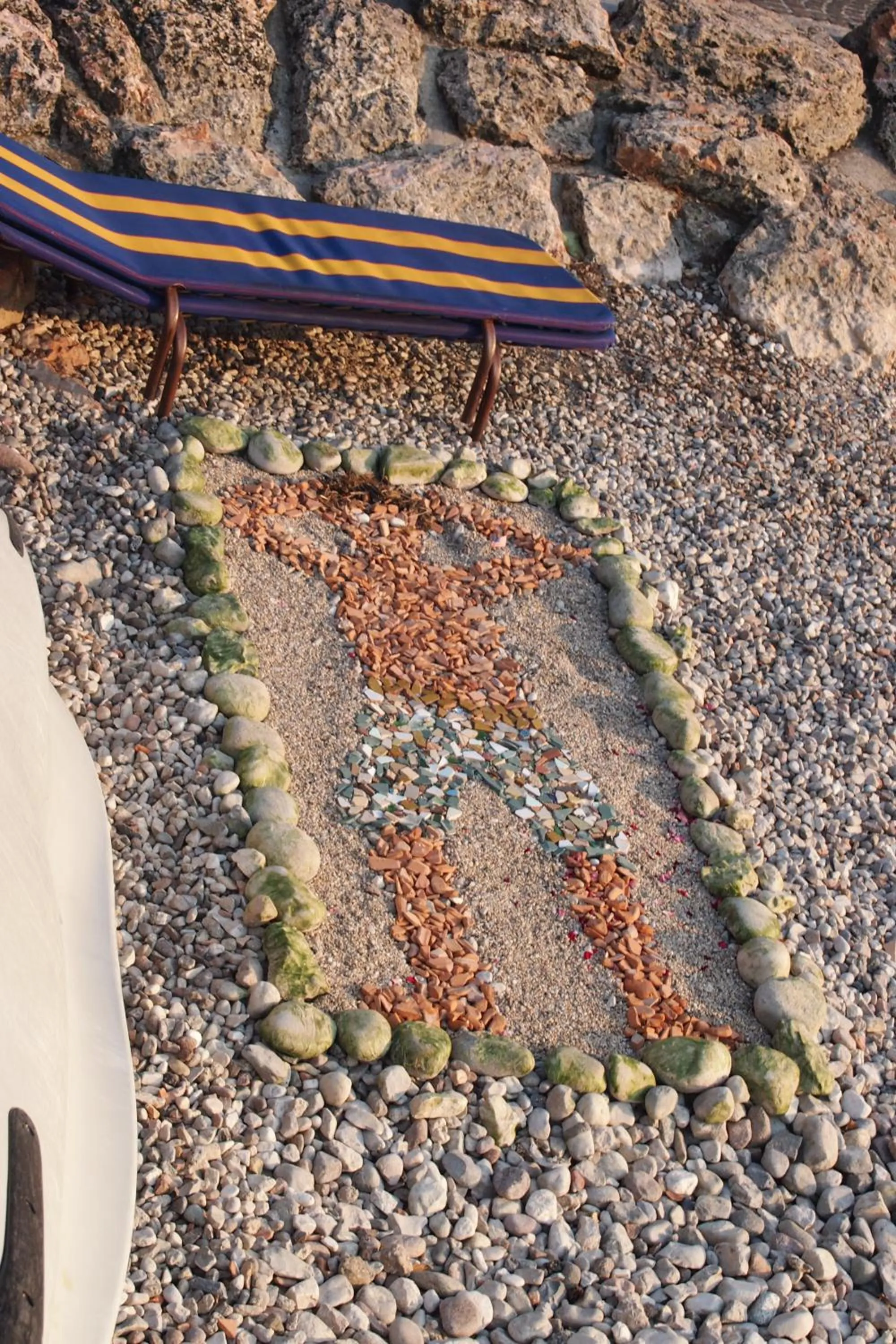 Decorative detail in Beach Hotel Du Lac Malcesine