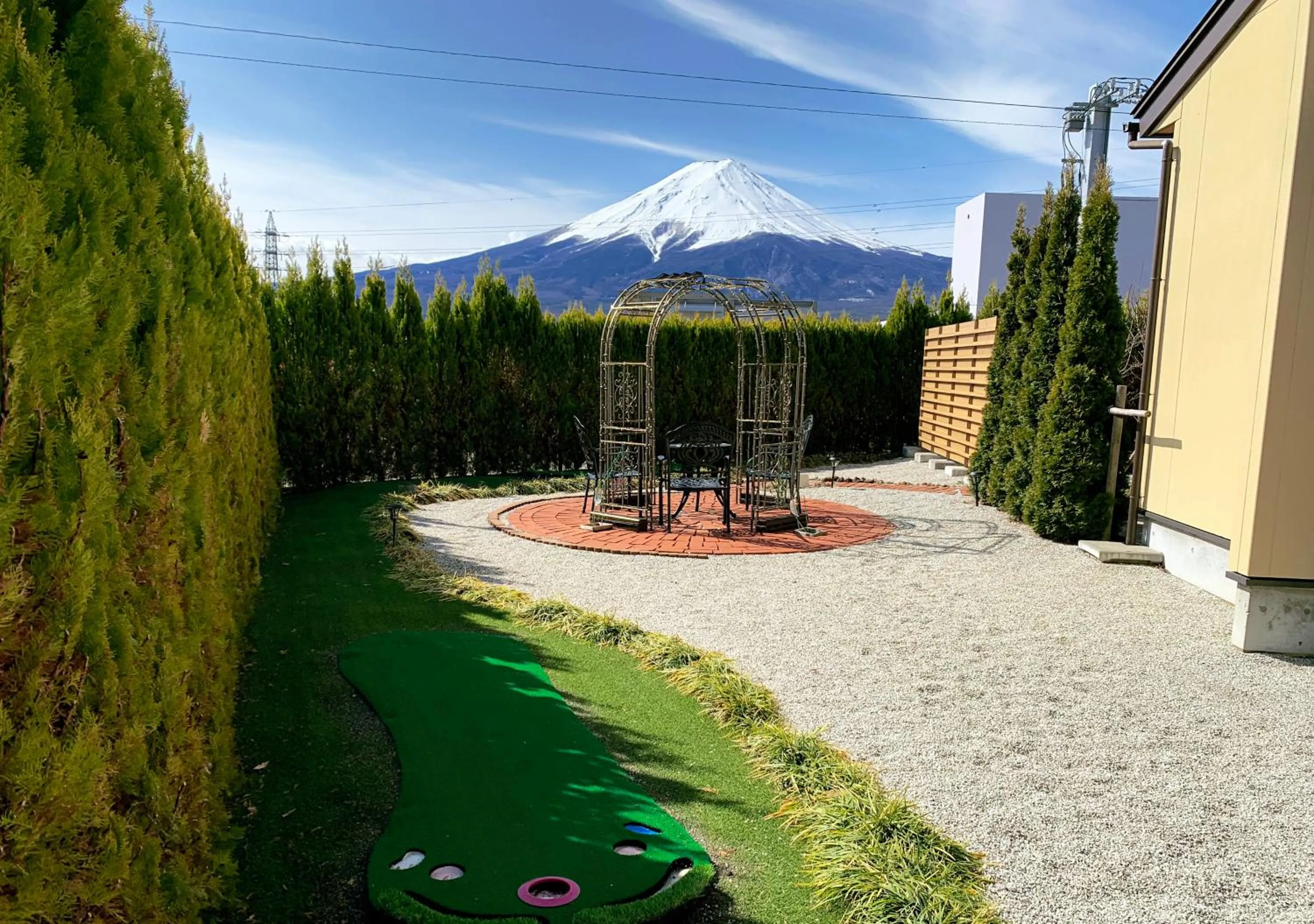 Mountain view in Hananoyado Yumefuji