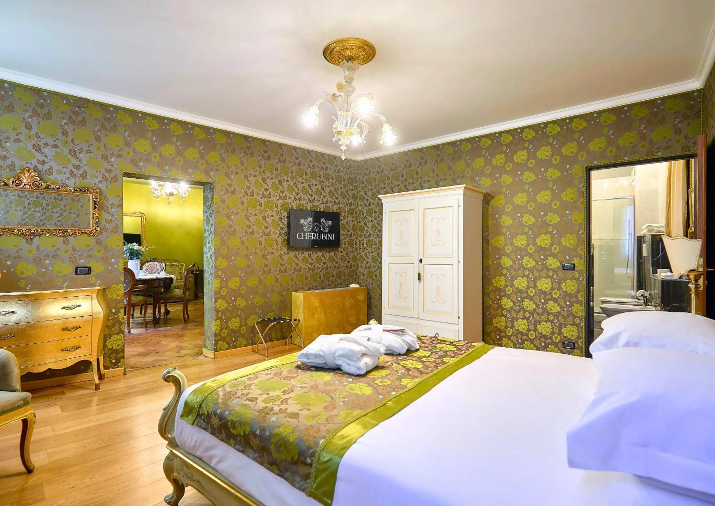 Bedroom, Bed in Ai Cherubini