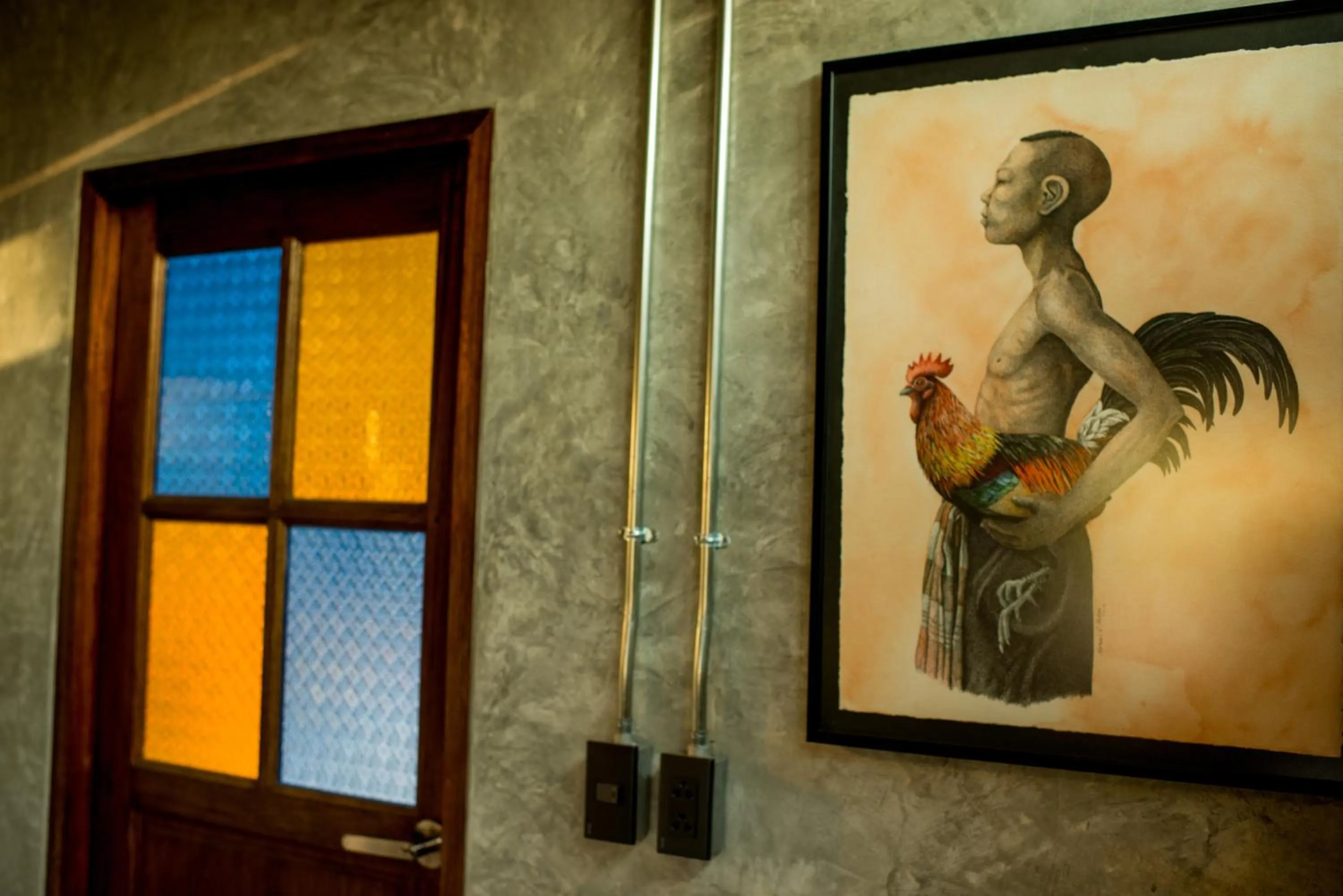 Kitchen or kitchenette in Suan Sook Homestay