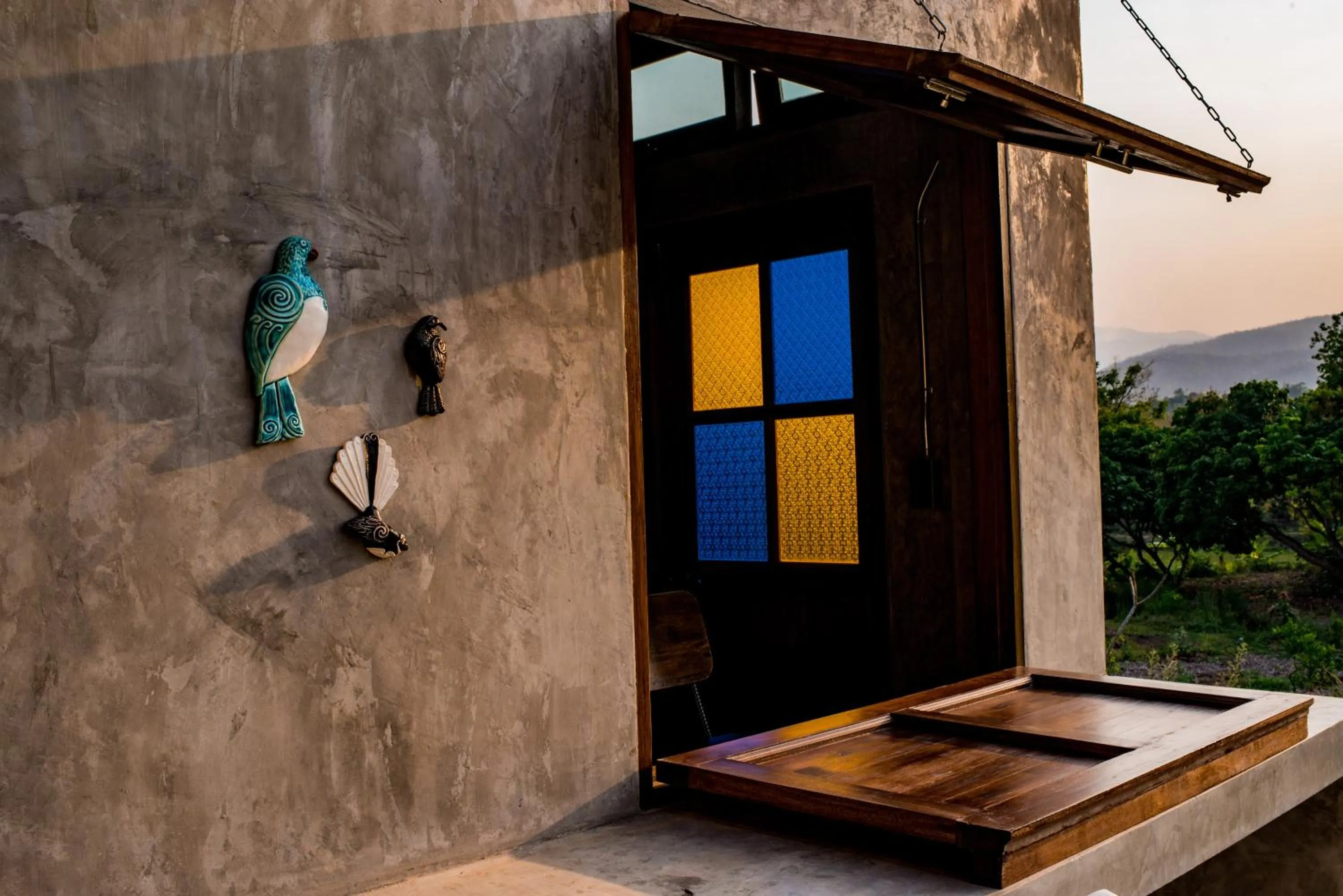 Decorative detail in Suan Sook Homestay