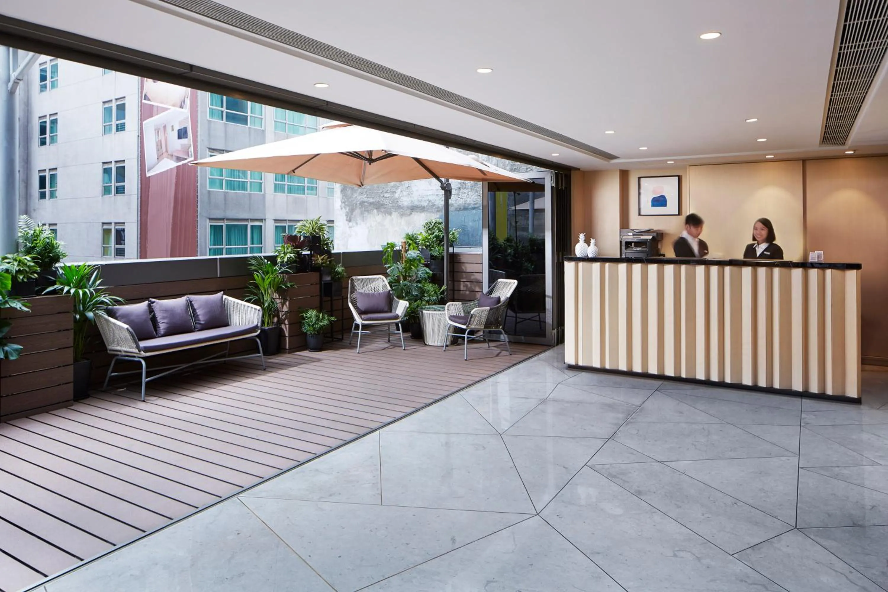 Lobby or reception in The OTTO Hotel