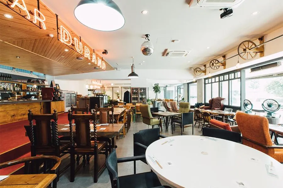 Communal lounge/ TV room in Hostel ilfaro Kurume