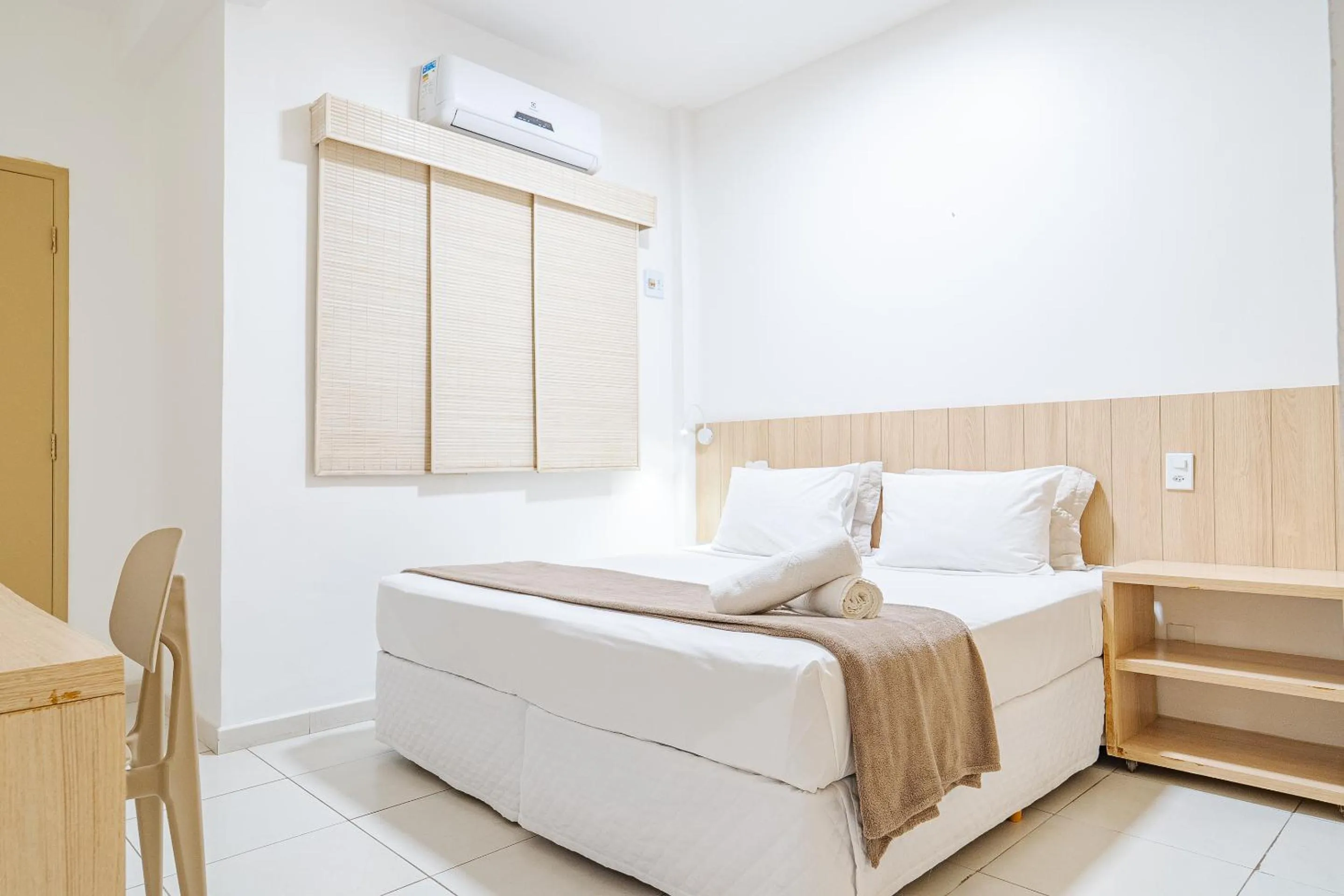 Bed in Pousada Areia do Forte