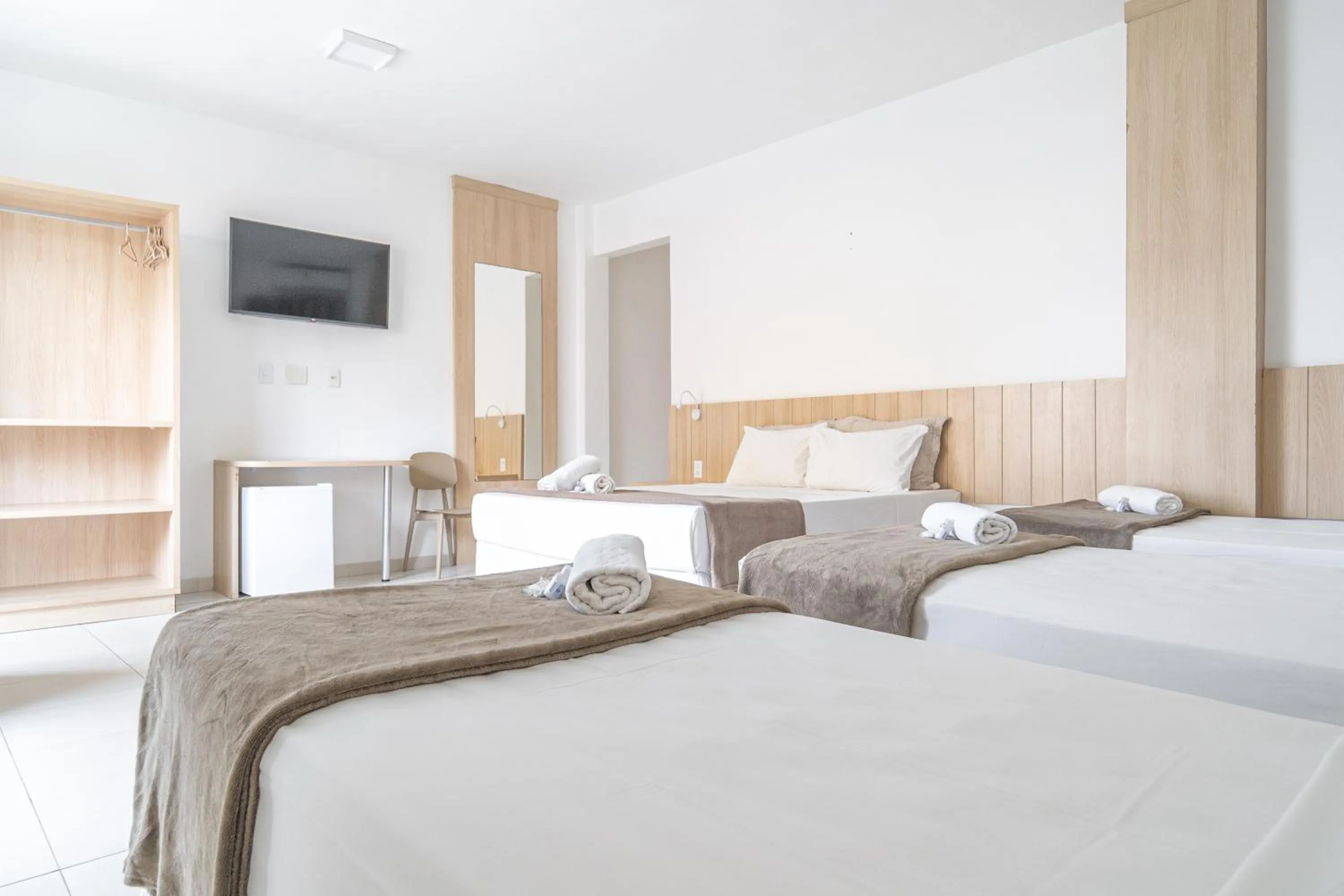 Bed in Pousada Areia do Forte