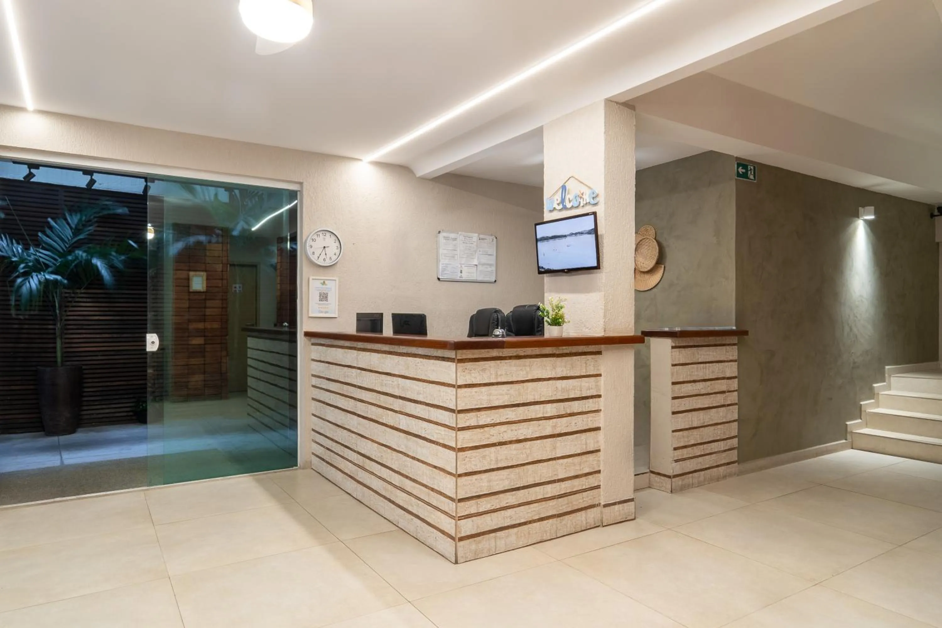 Lobby or reception in Pousada Areia do Forte