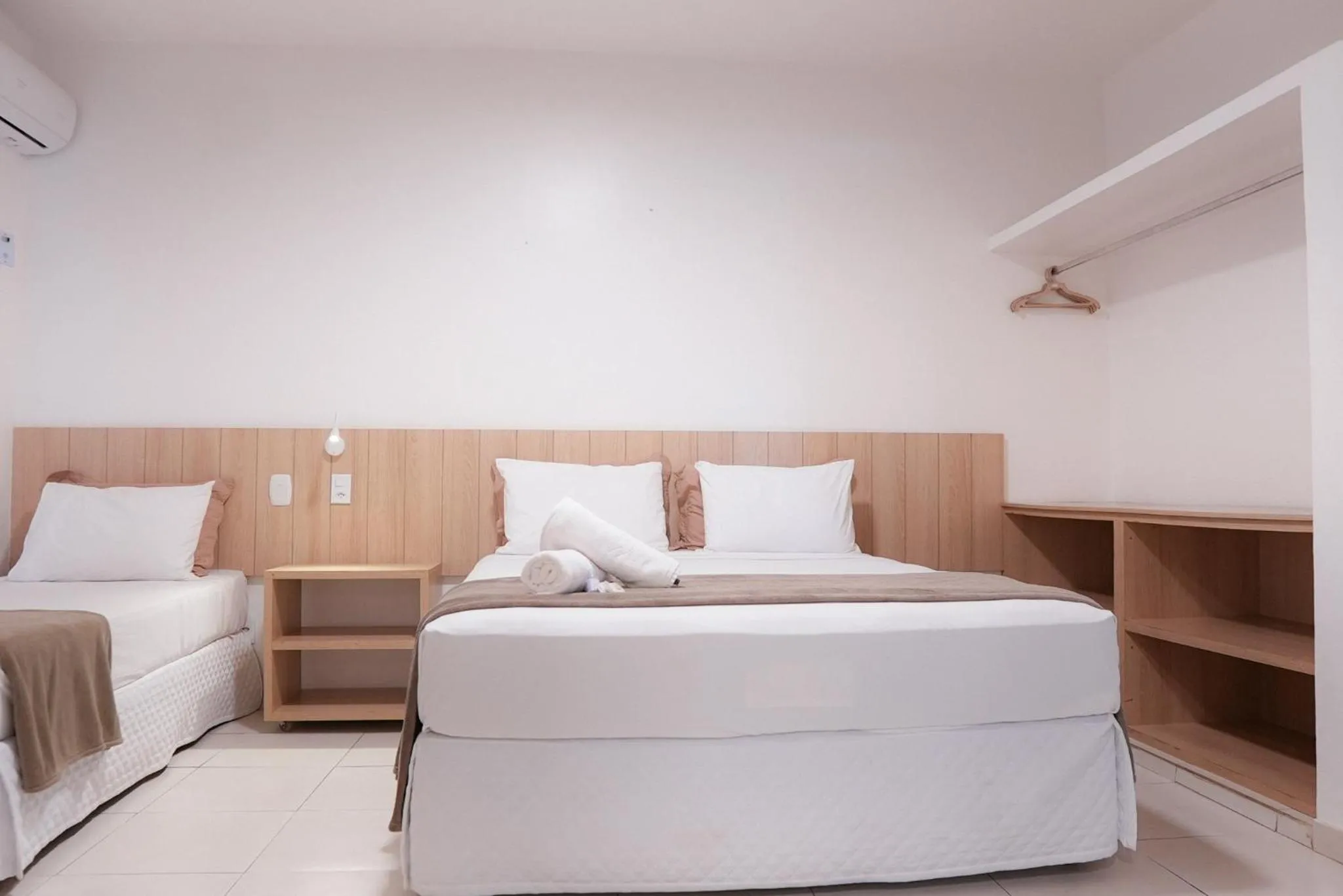 Bed in Pousada Areia do Forte