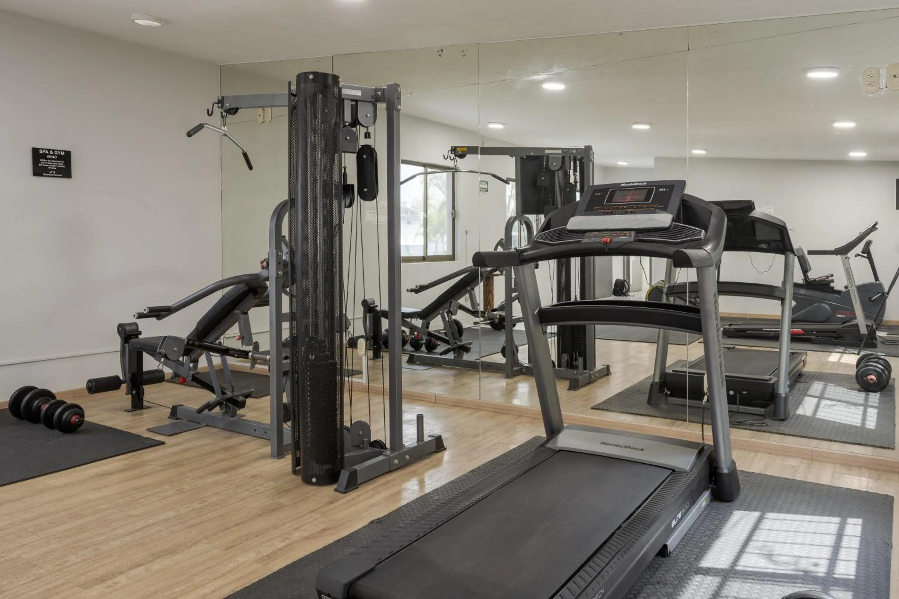 Fitness centre/facilities in Hotel Malibu