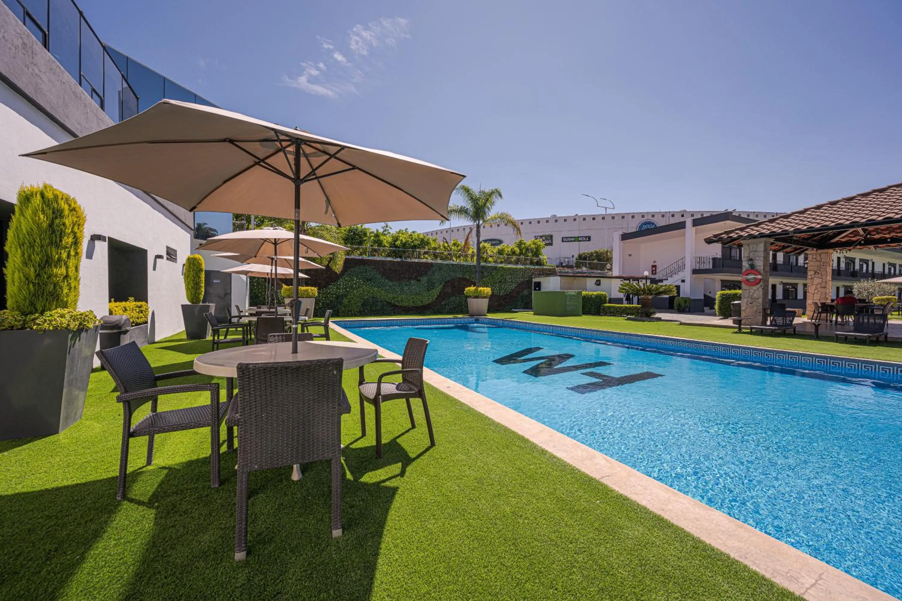 Swimming pool in Hotel Malibu