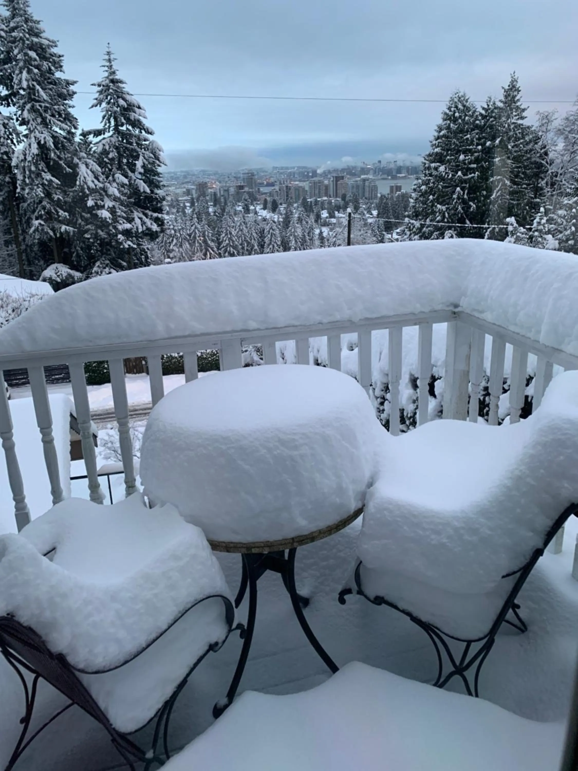 Winter in Crystal's View Bed & Breakfast