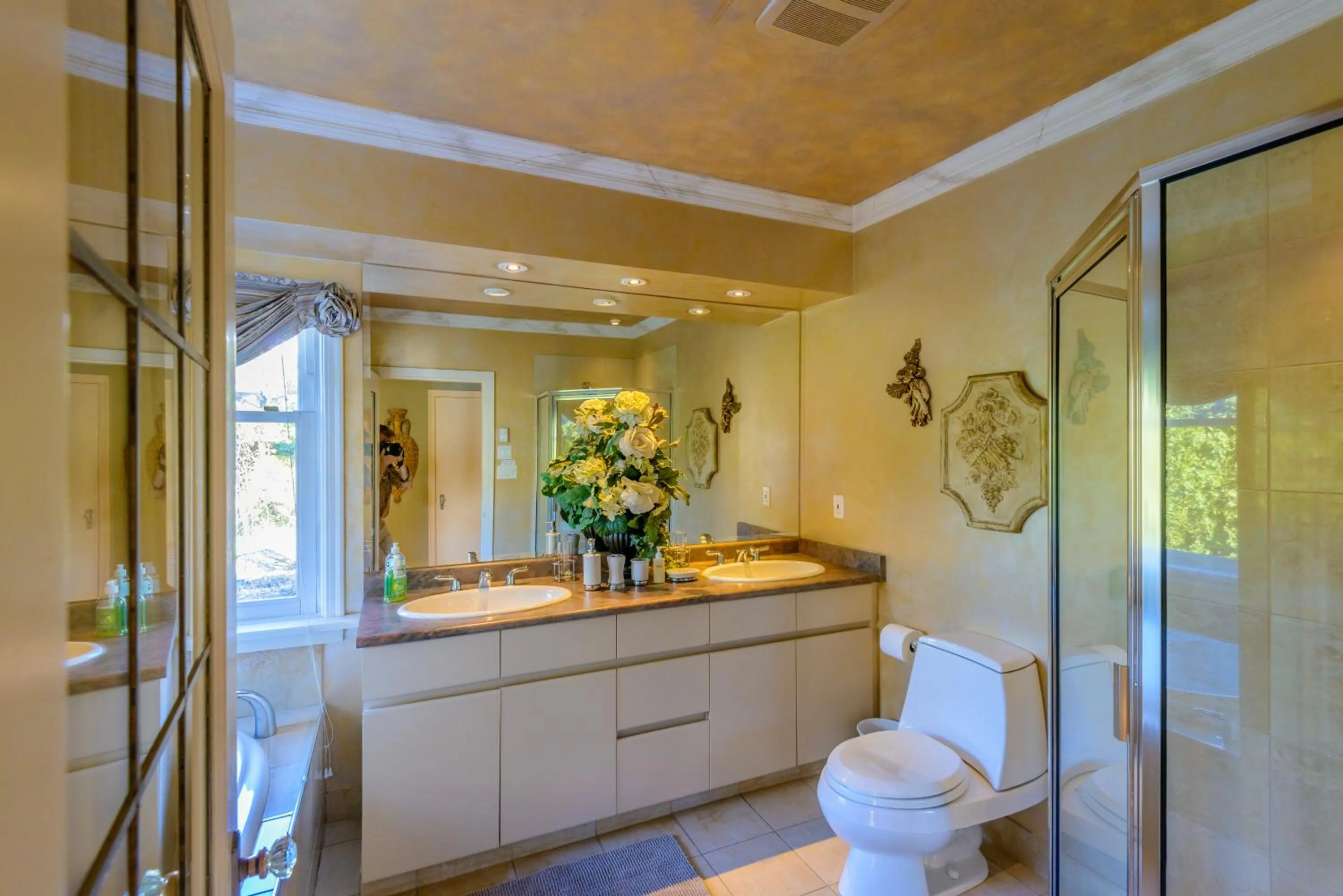 Toilet in Crystal's View Bed & Breakfast