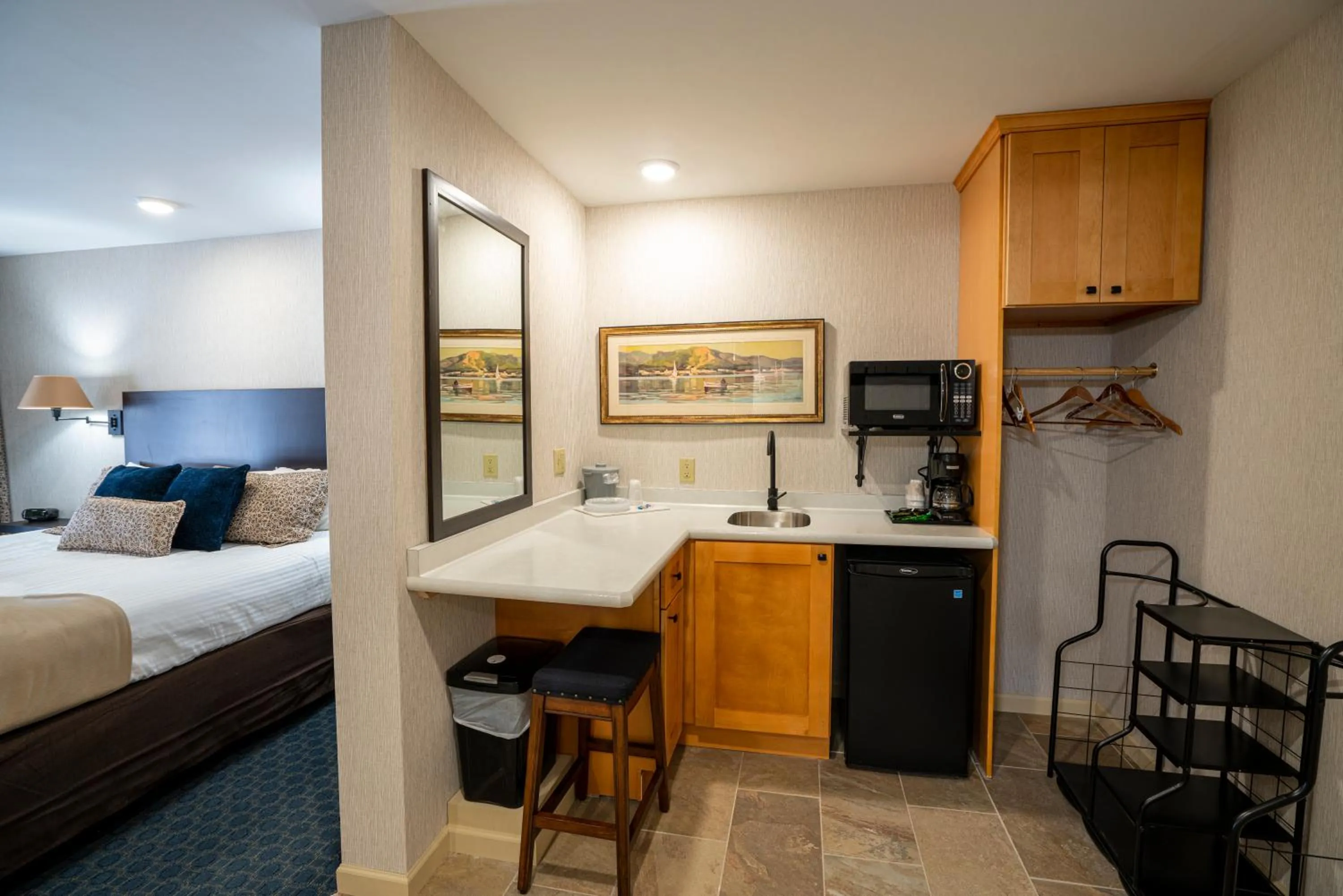 Bed in Byrncliff Golf Resort