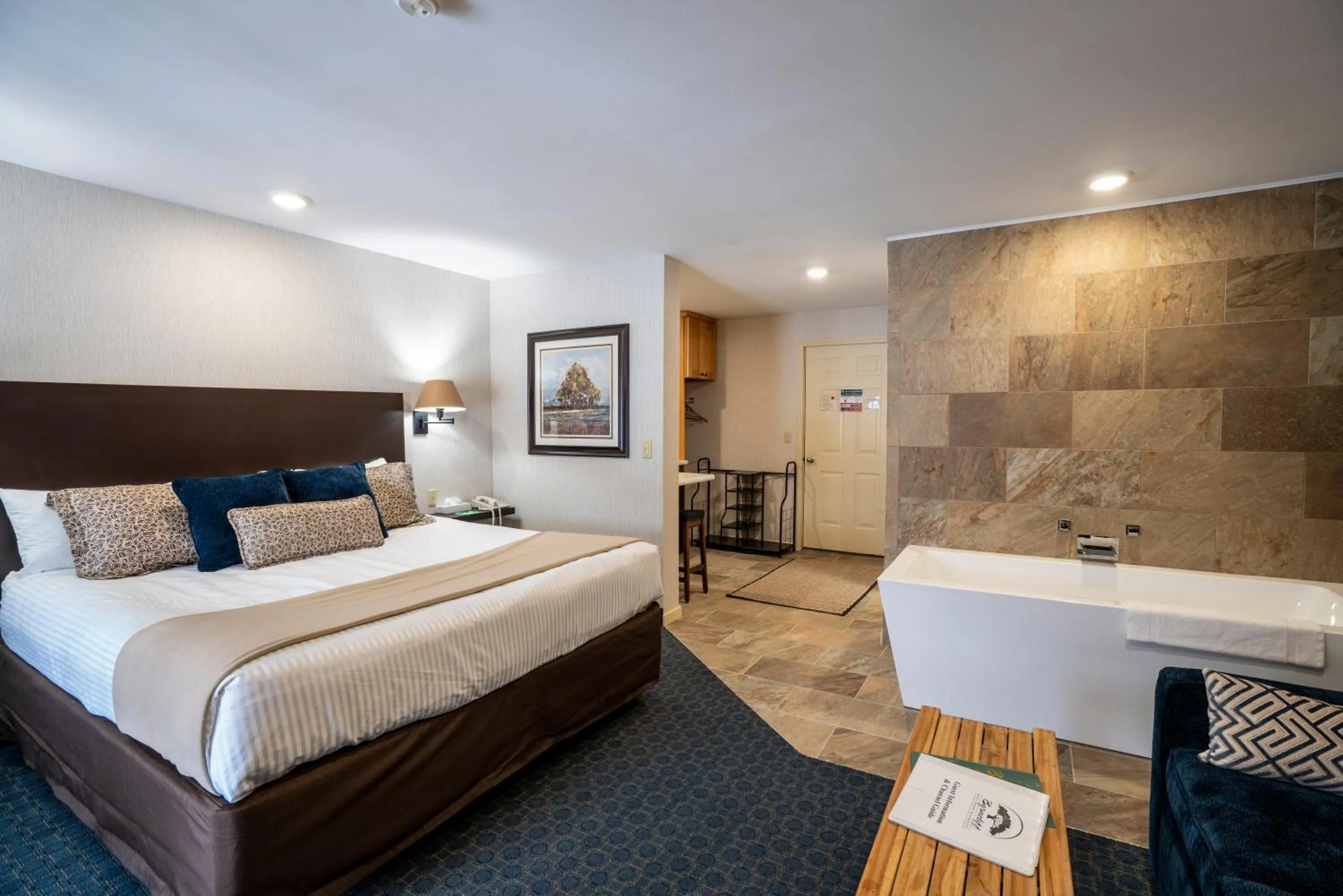 Bed in Byrncliff Golf Resort