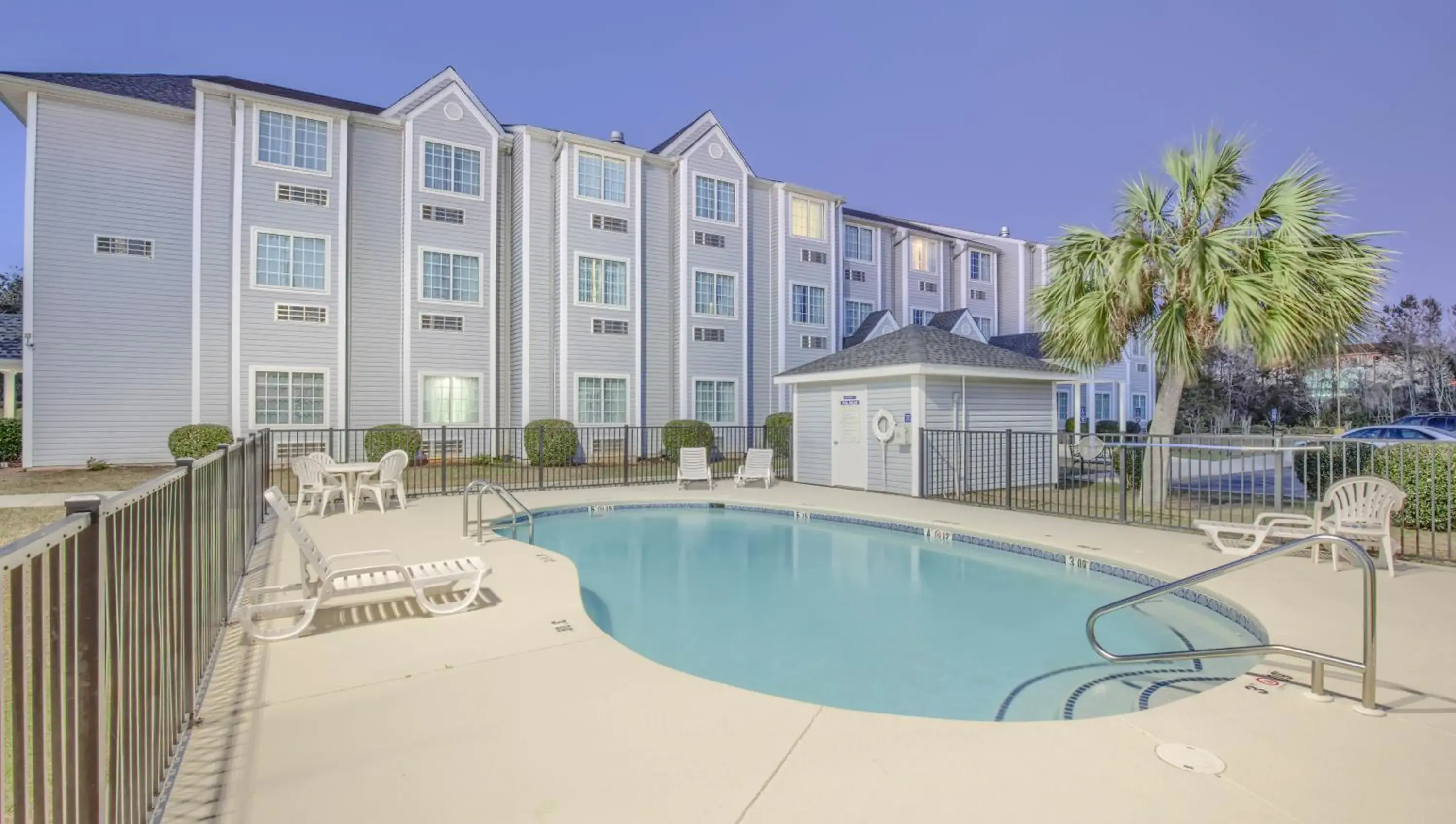 Pool view in Microtel Inn & Suites by Wyndham Gulf Shores Pool view in Microtel Inn & Suites by Wyndham Gulf Shores
