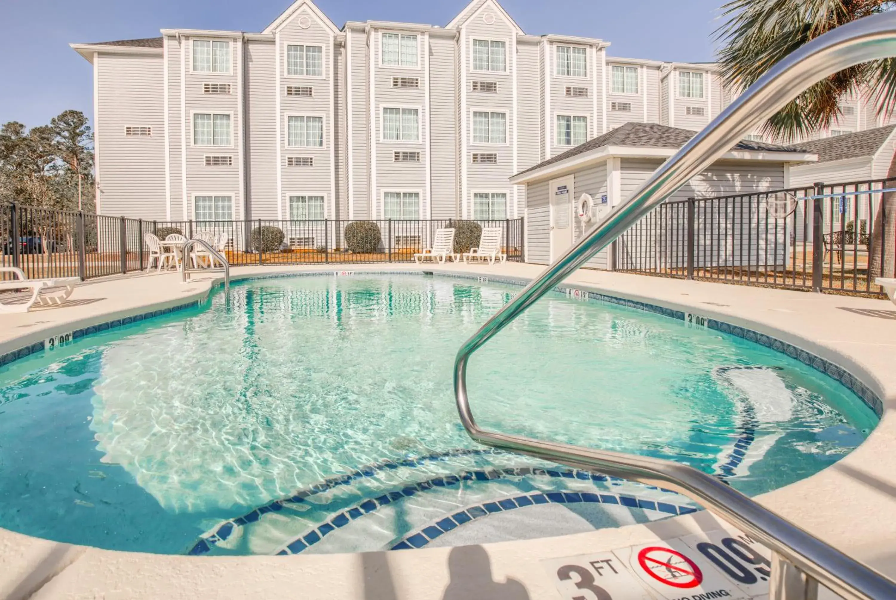 Pool view in Microtel Inn & Suites by Wyndham Gulf Shores Pool view in Microtel Inn & Suites by Wyndham Gulf Shores
