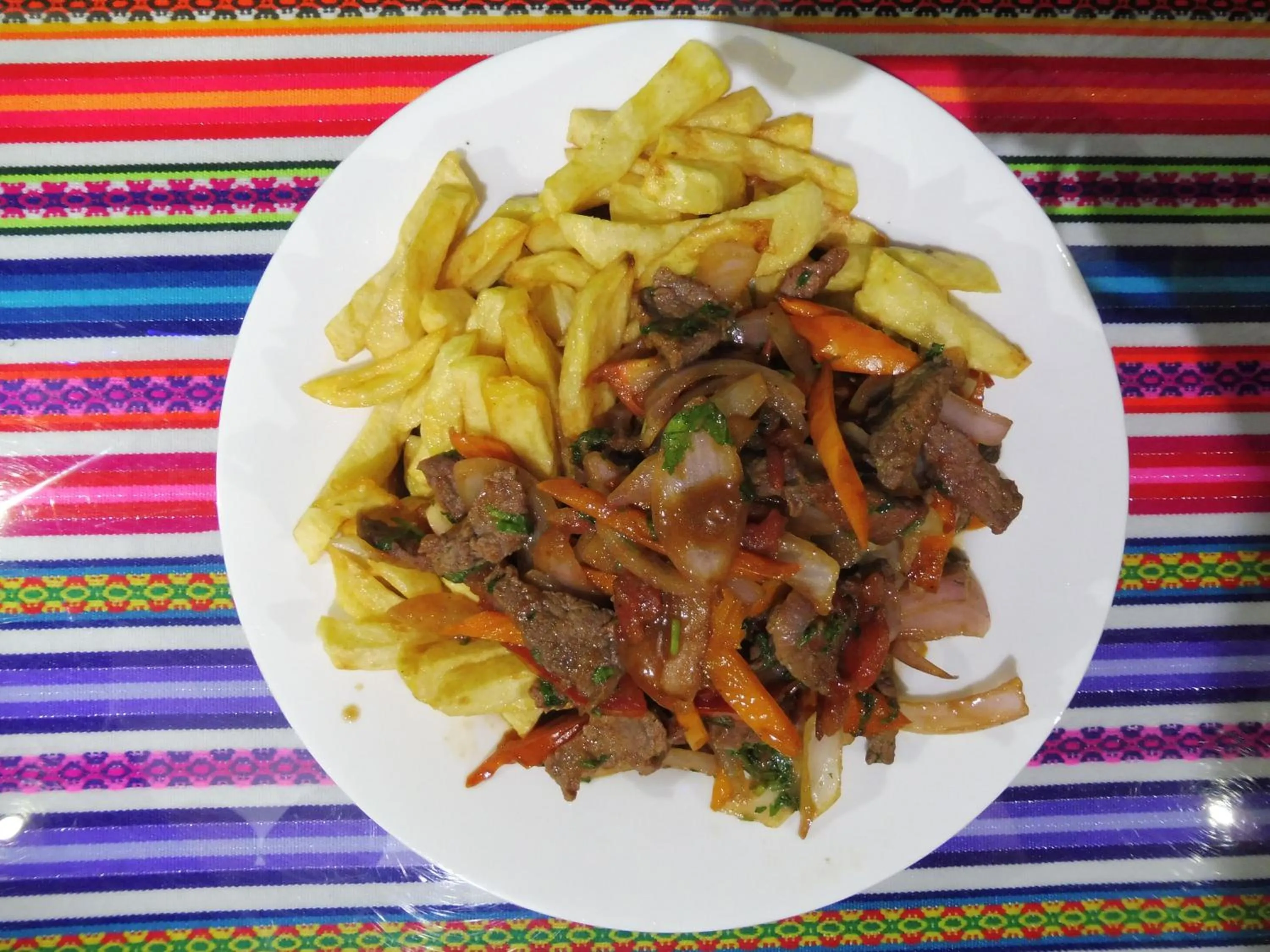 Food close-up in Paypurix Hostel Lima Airport