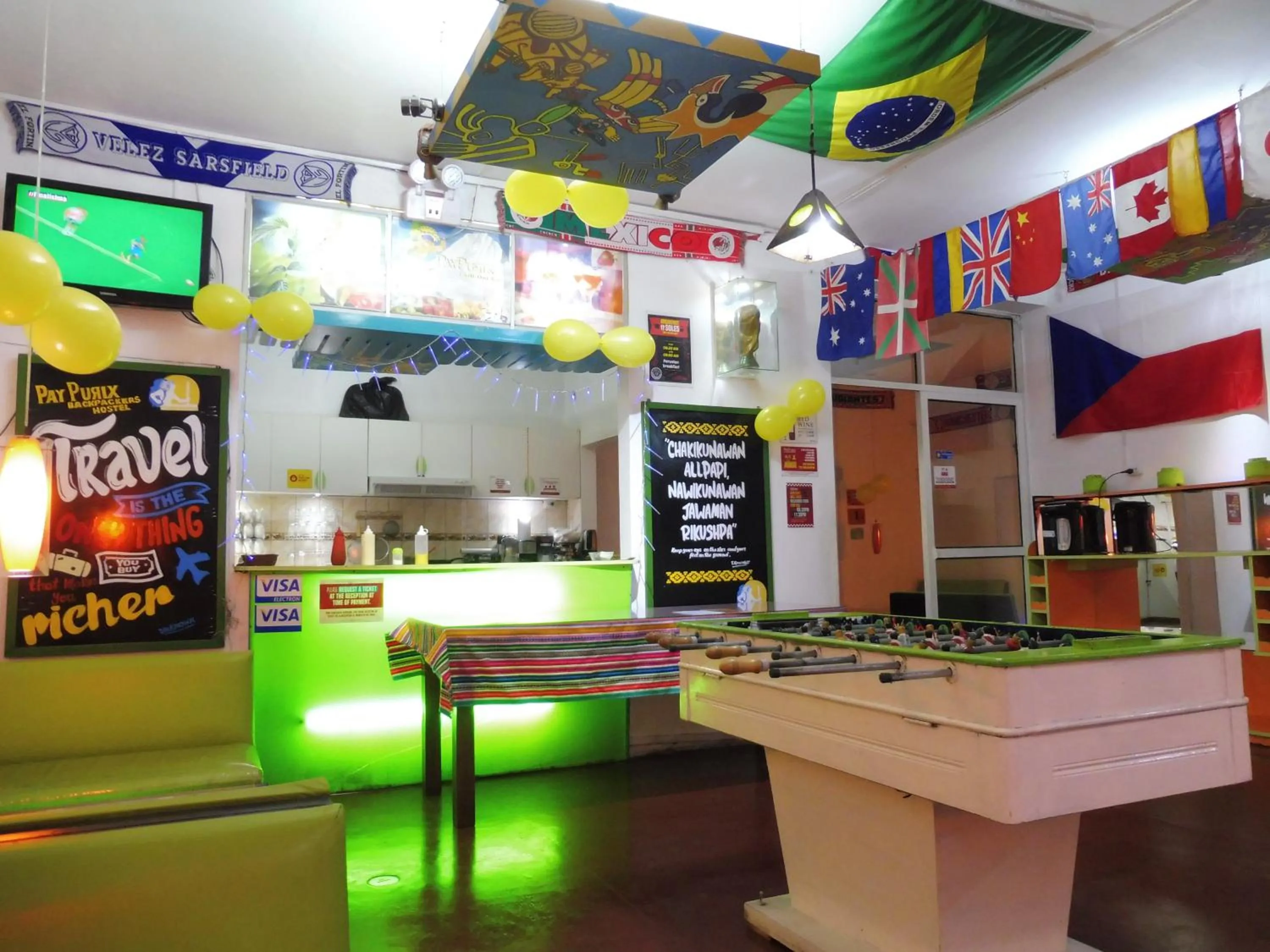 Patio in Paypurix Hostel Lima Airport