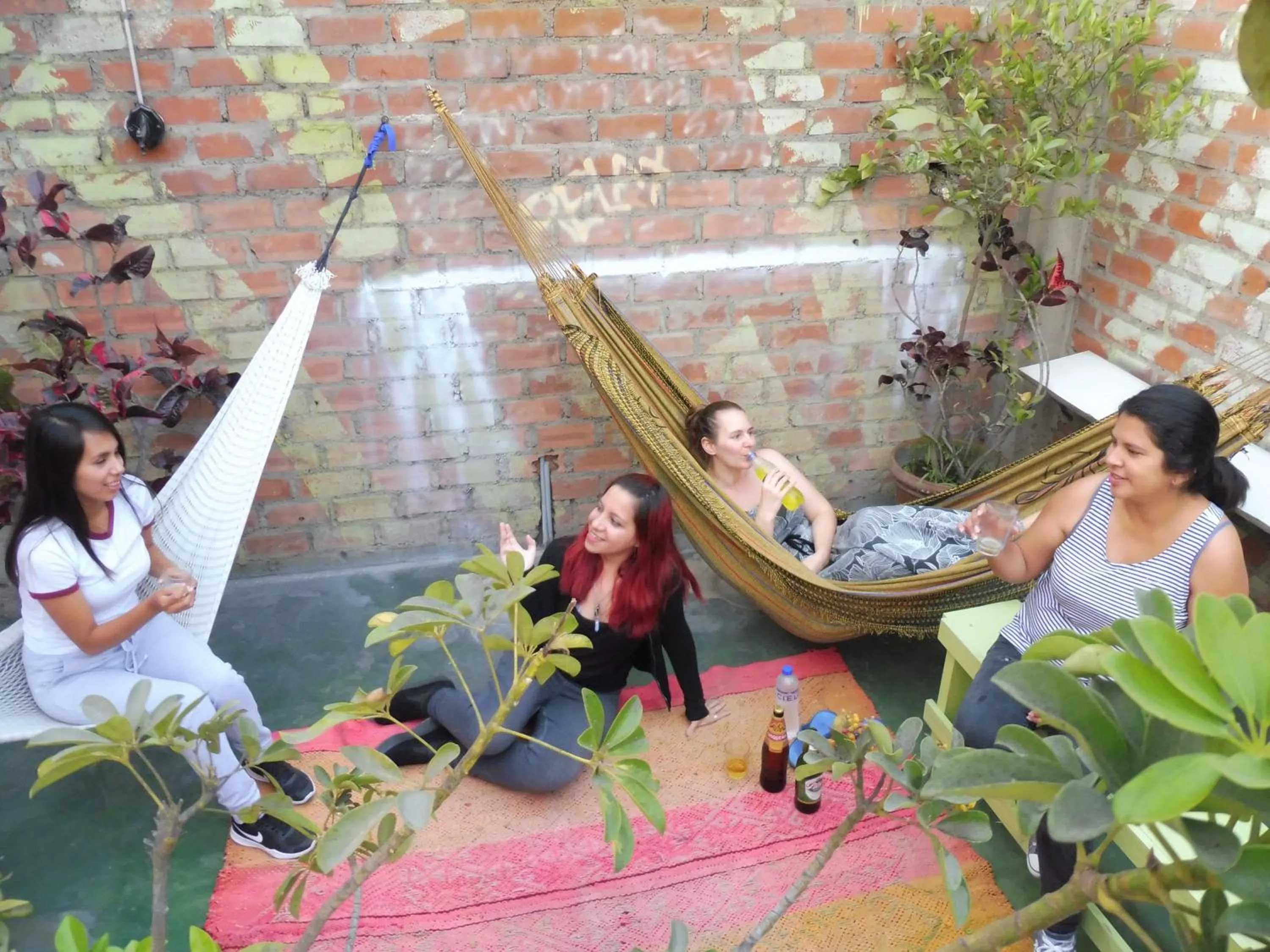 Balcony/Terrace in Paypurix Hostel Lima Airport