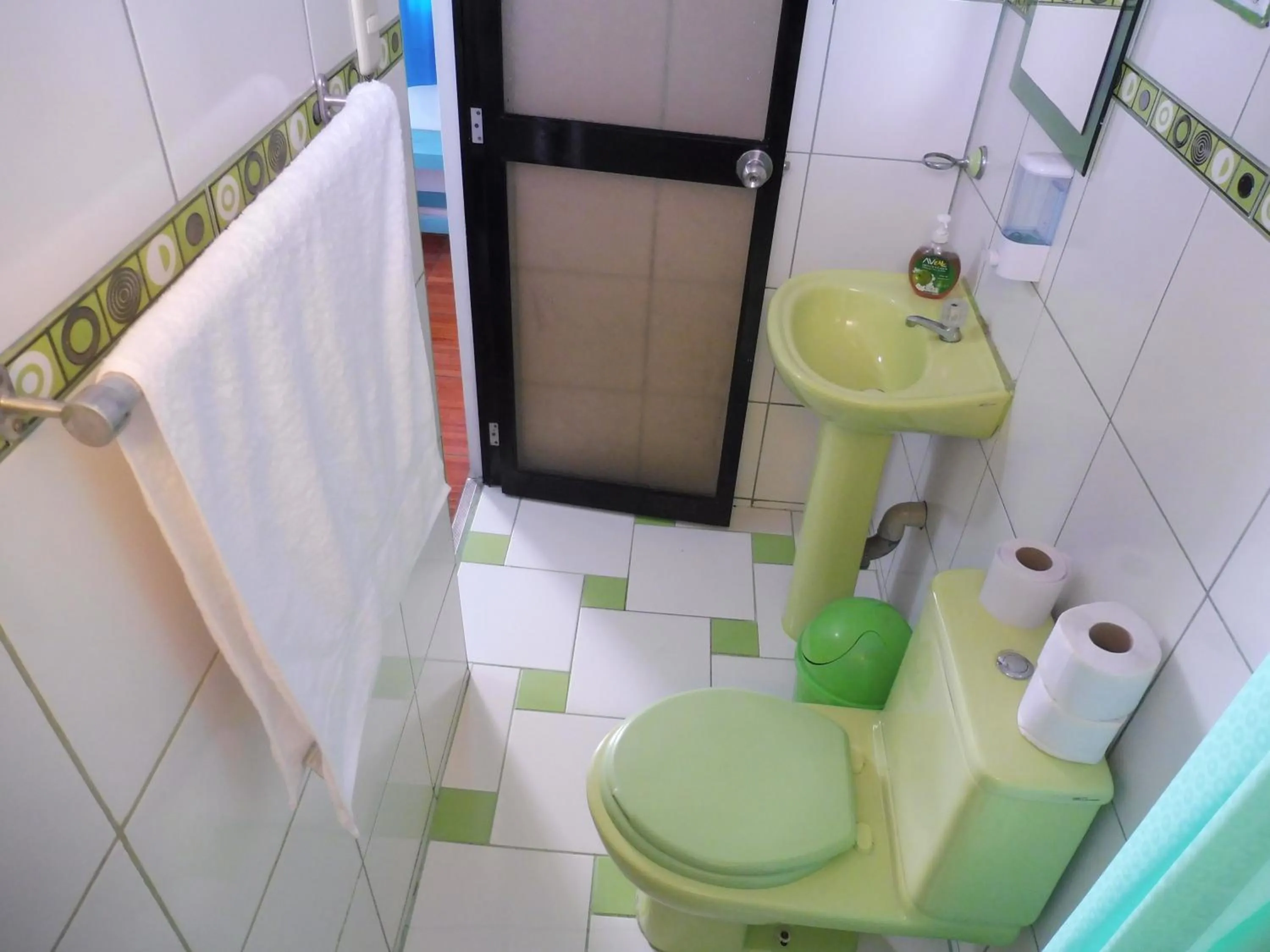 Decorative detail in Paypurix Hostel Lima Airport