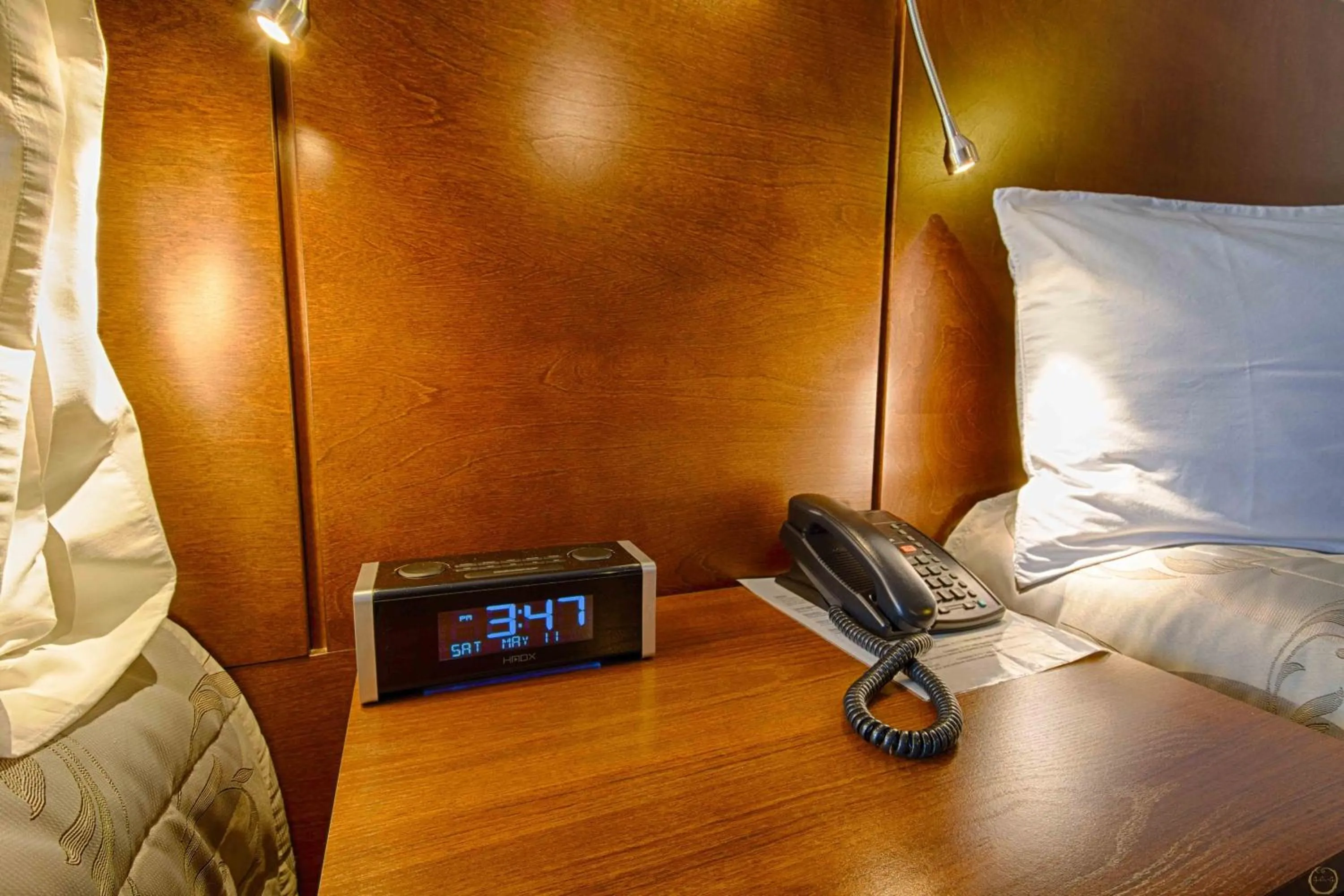 Decorative detail, Bed in Motel Invitation