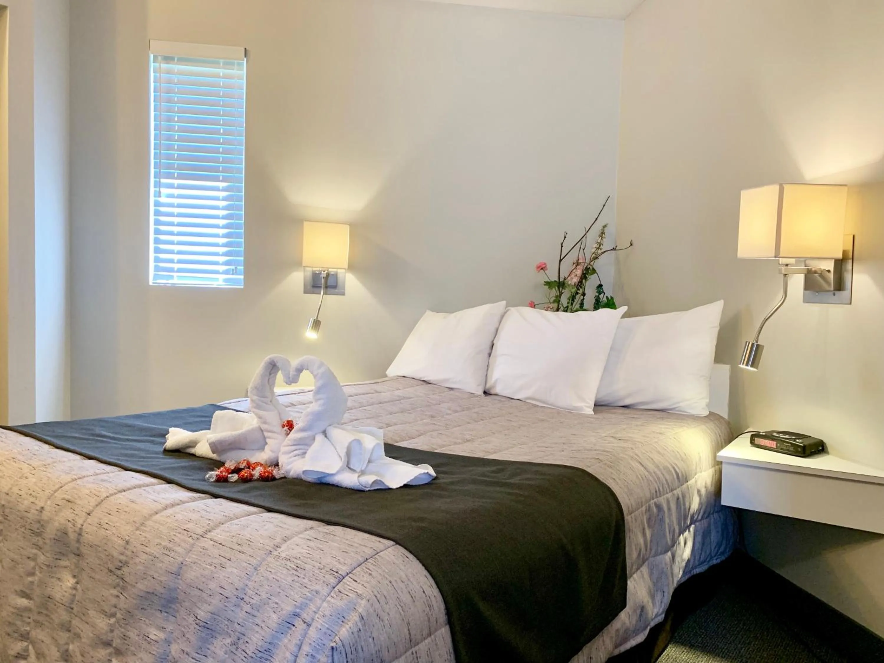 Bed in Motel Invitation