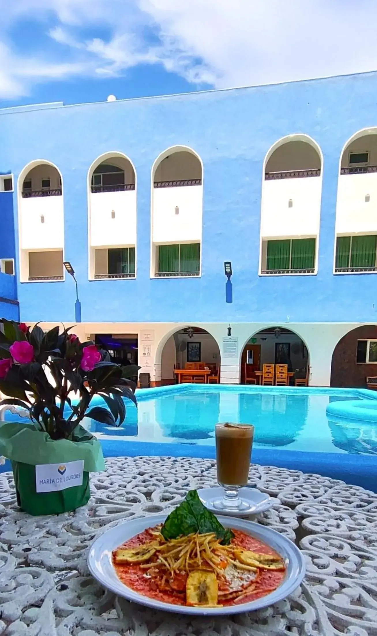 Property building in Hotel Maria de Lourdes Property building in Hotel Maria de Lourdes