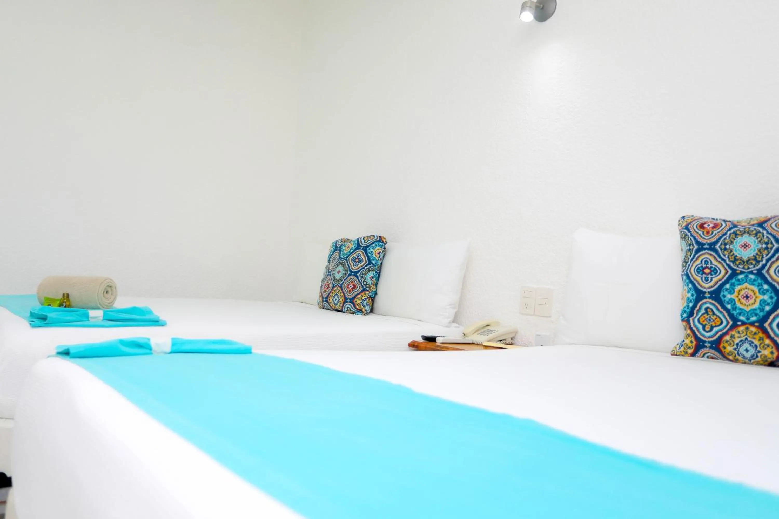 Bed in Hotel Maria de Lourdes