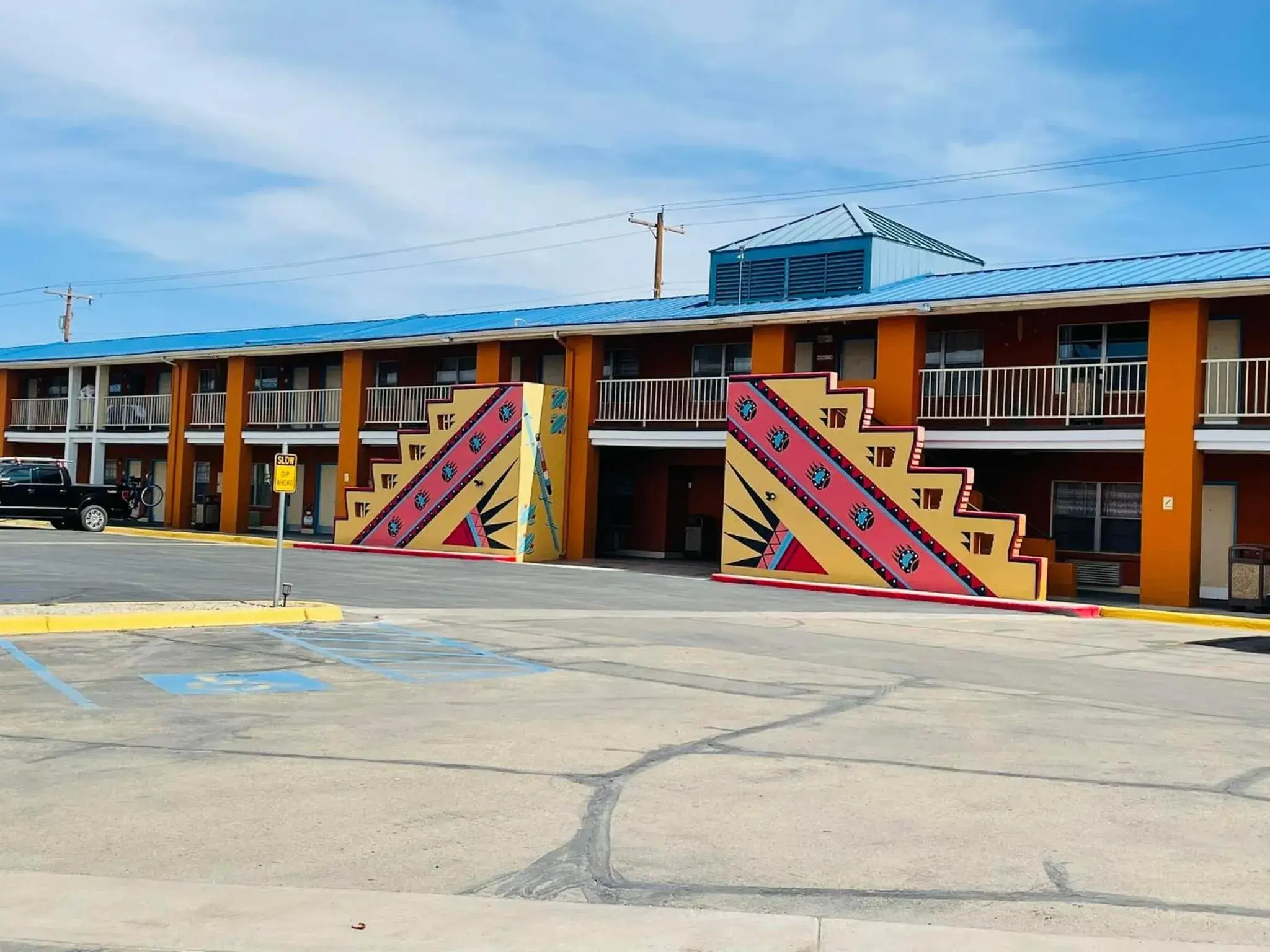Property building in The Classic Desert Aire Hotel Property building in The Classic Desert Aire Hotel