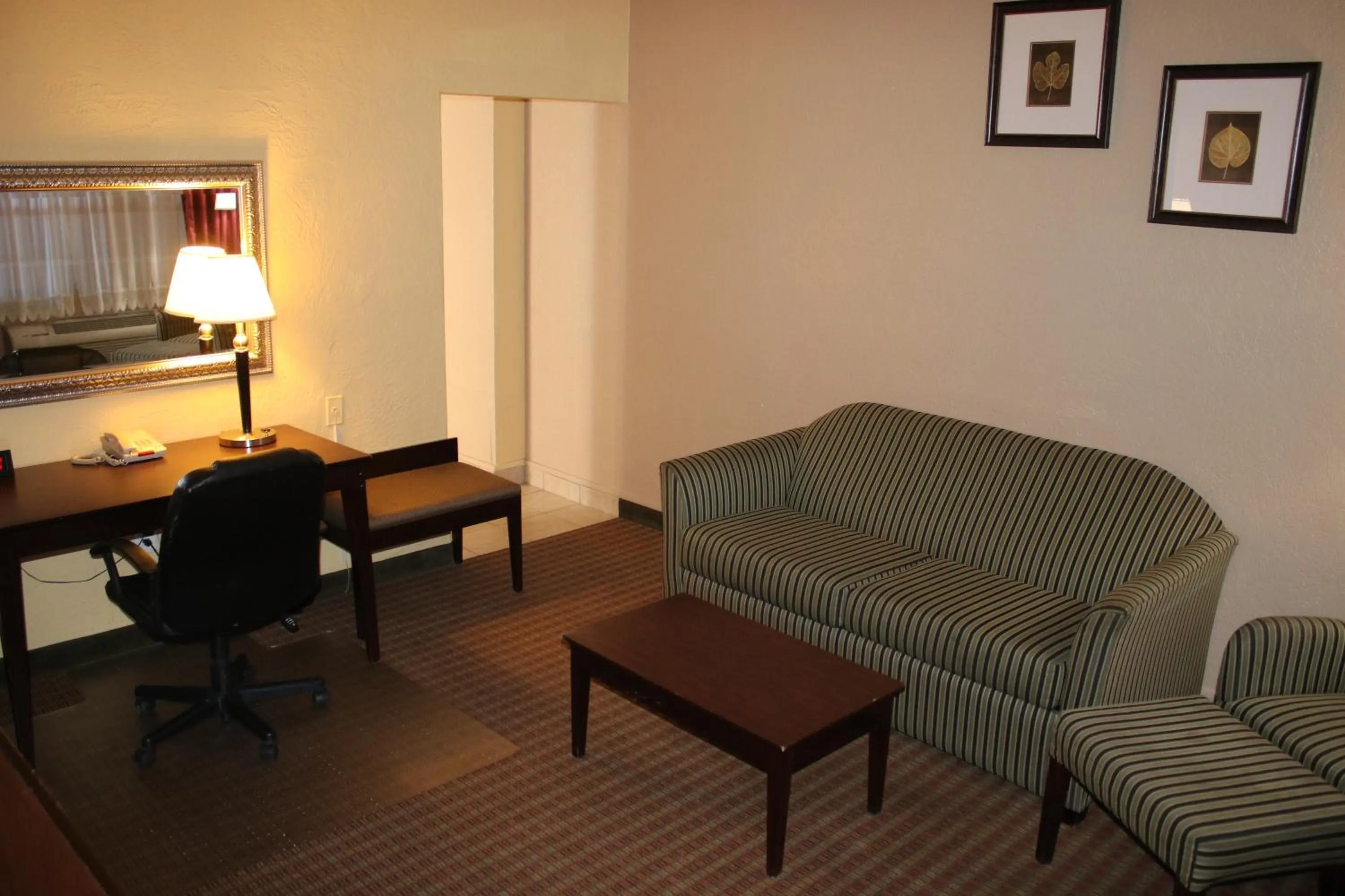 Living room in The Classic Desert Aire Hotel