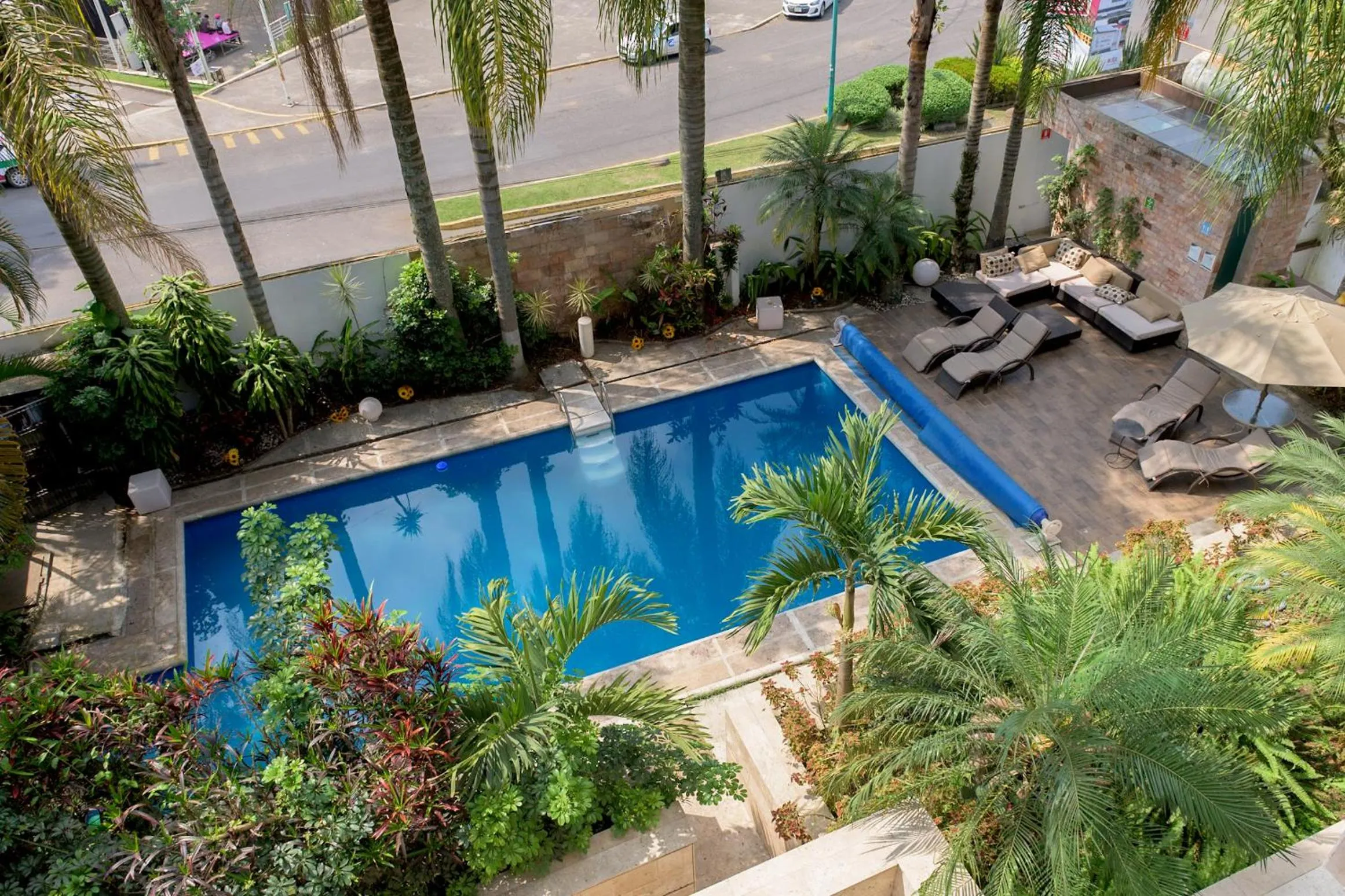 Pool view in Colombe Hotel Boutique