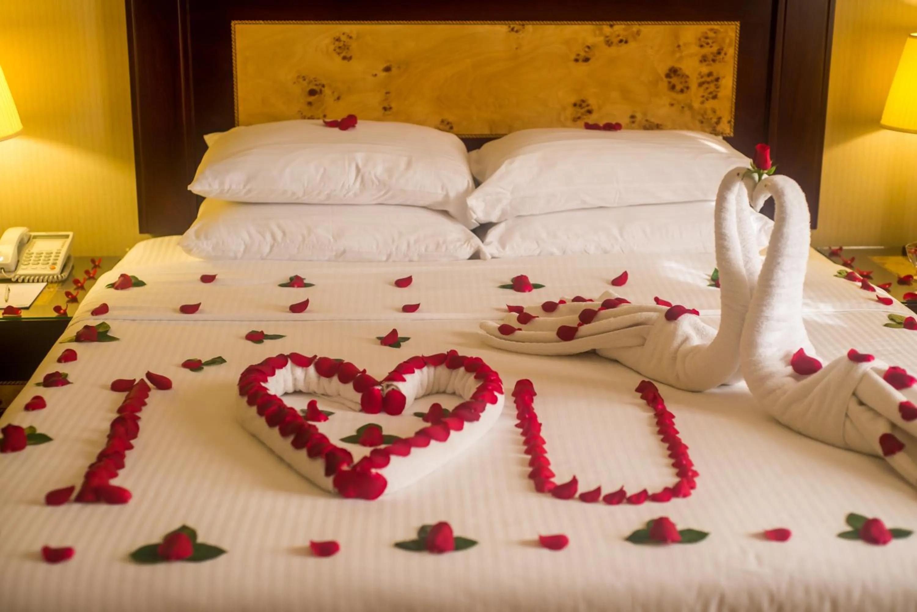 Decorative detail, Bed in Caesar Hotel