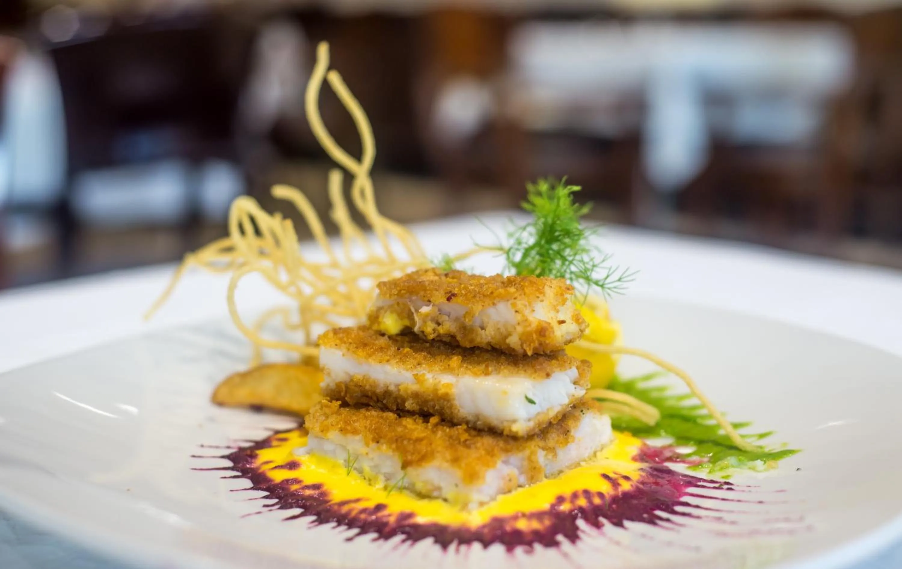 Food close-up in Caesar Hotel