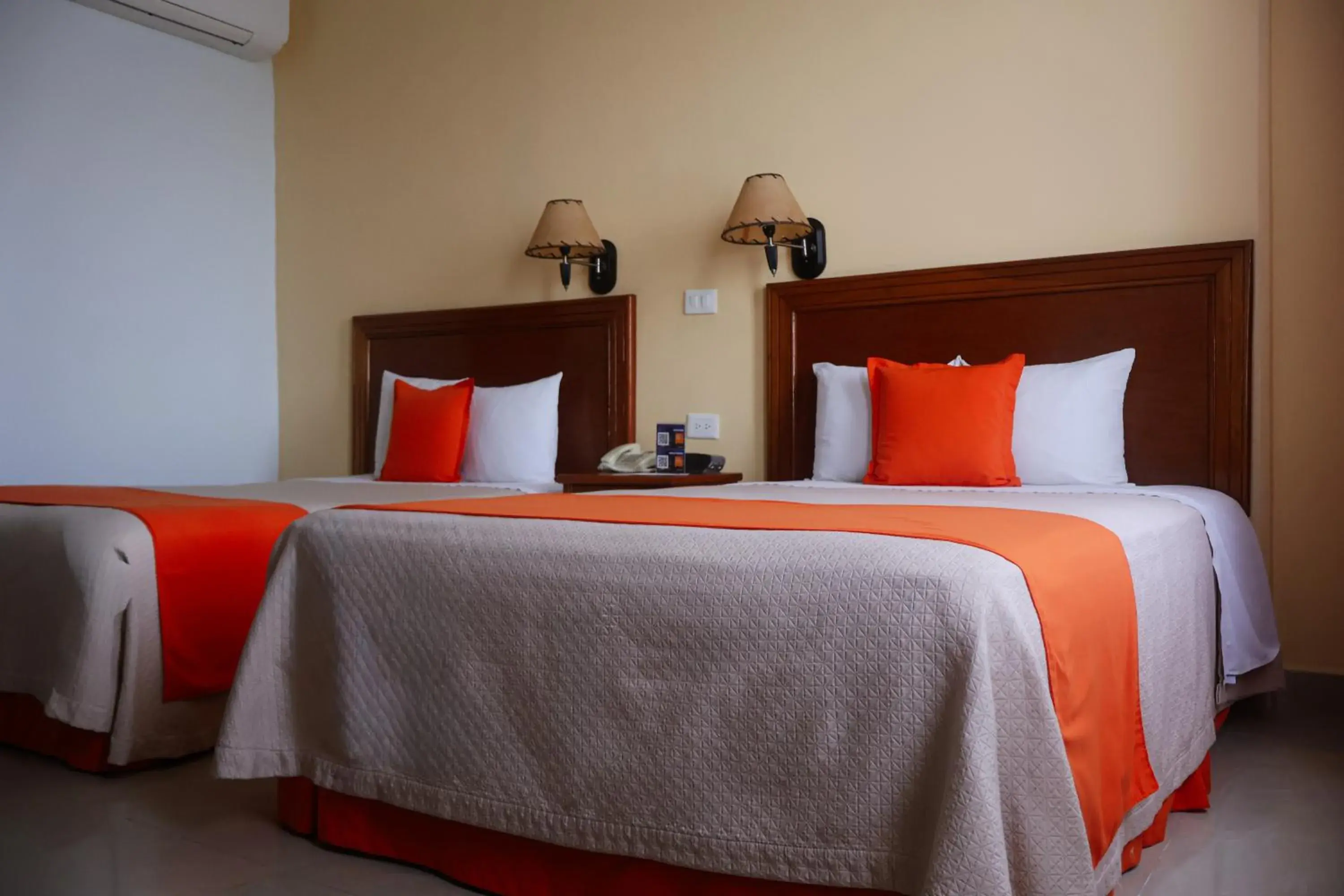 Bed in Hotel Báez Carrizal Bed in Hotel Báez Carrizal