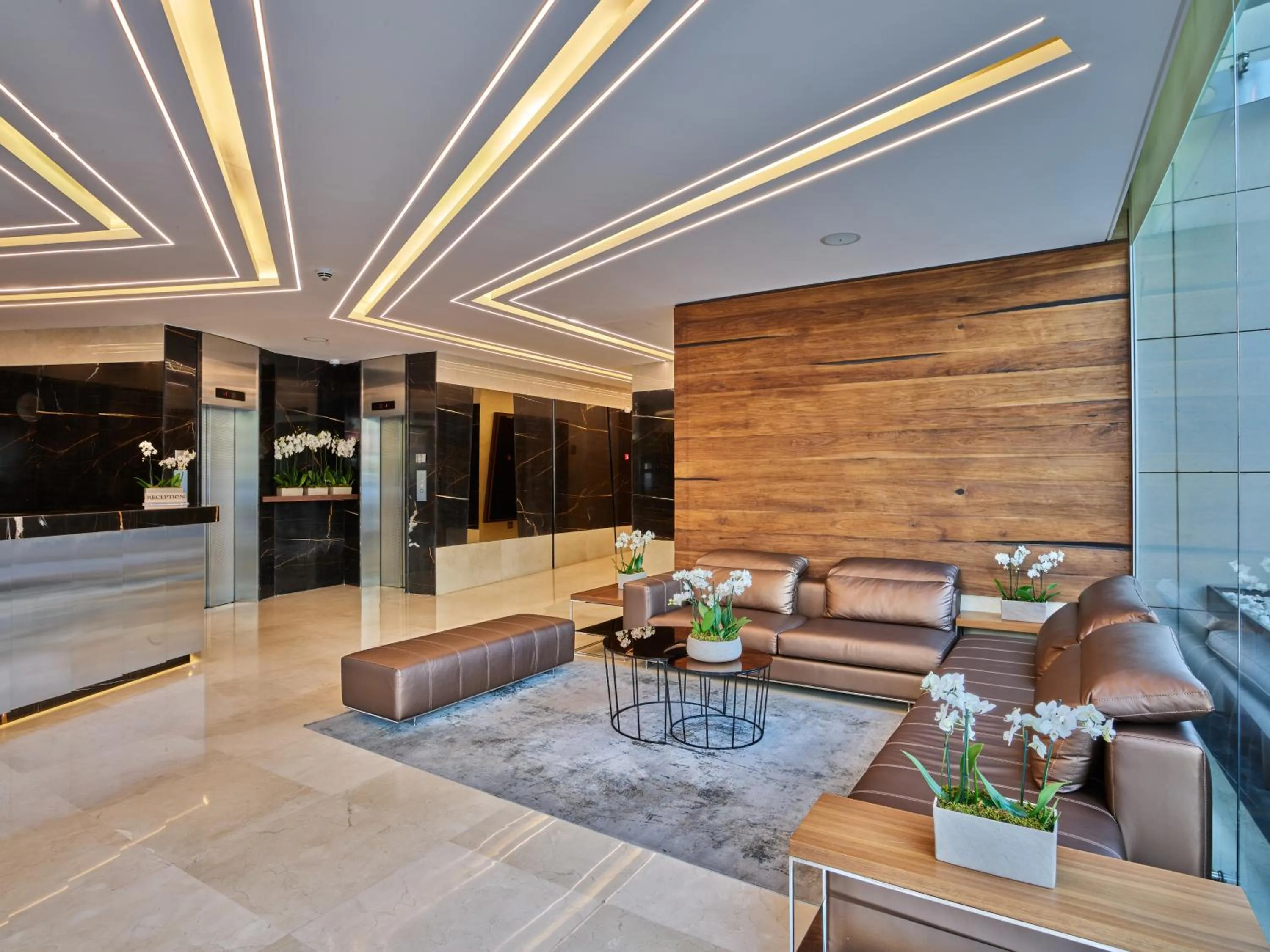 Lobby or reception in Sodeco Suites