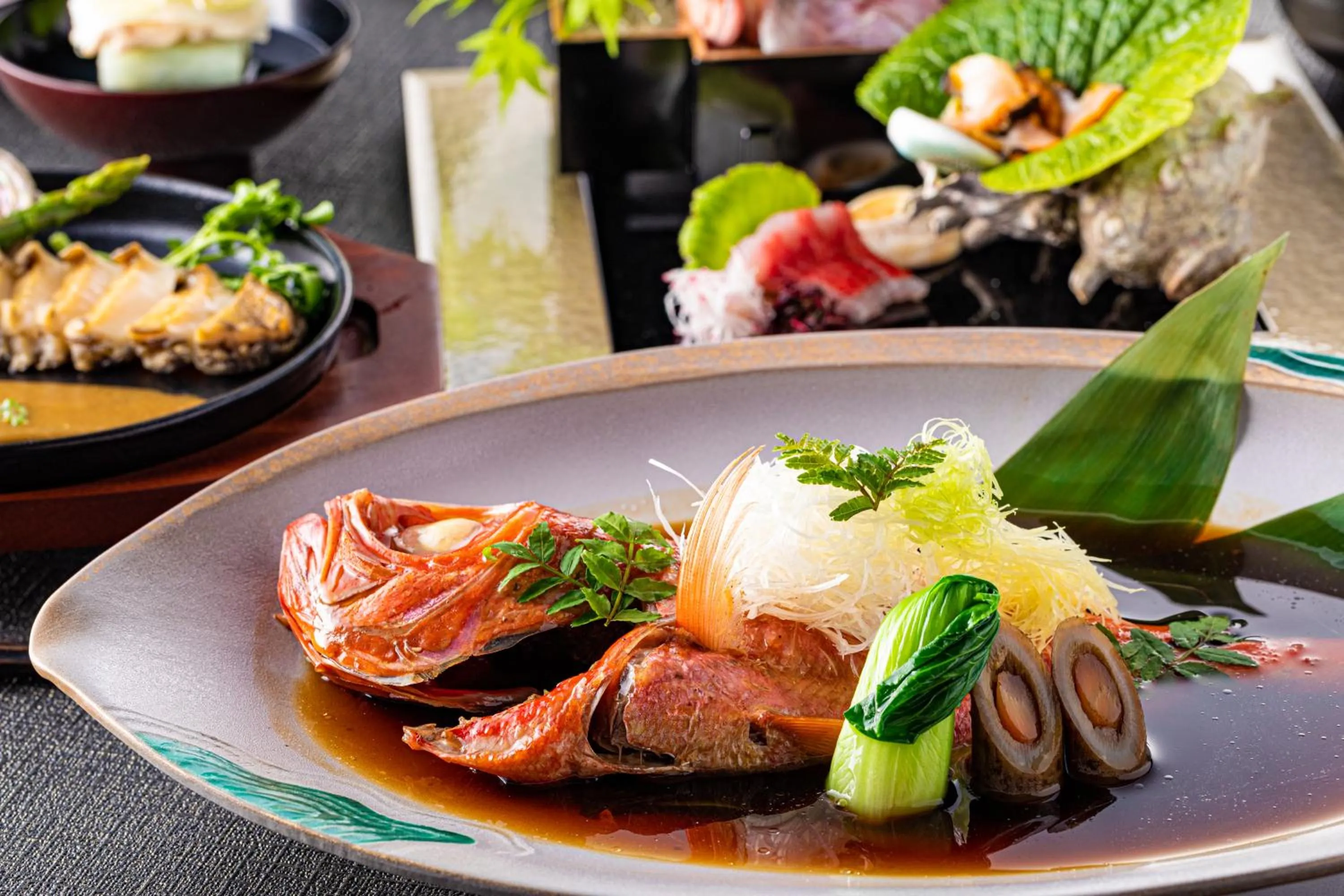 Food close-up in Izu Imaihama Tokyu Hotel
