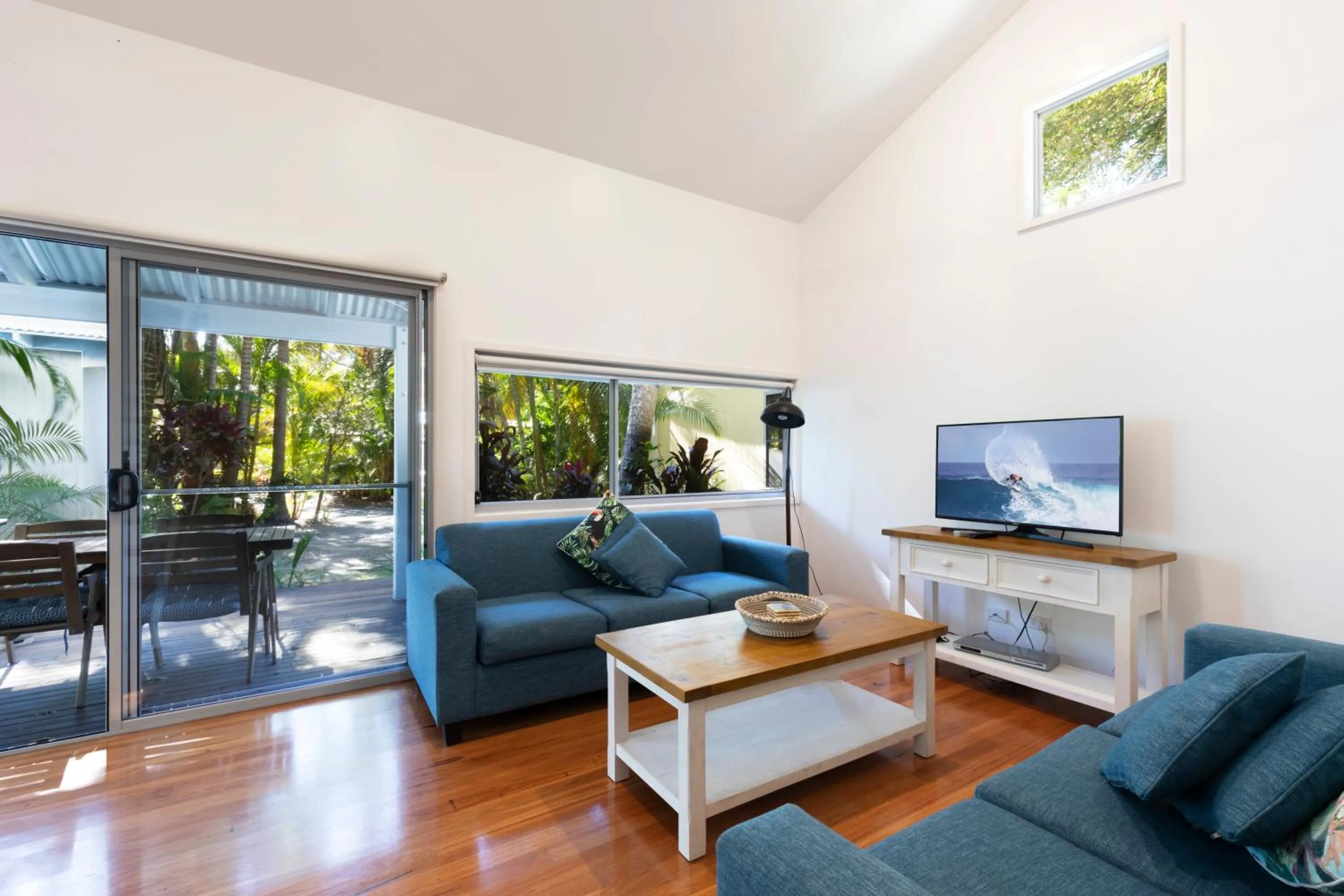 Living room in Mobys Beachside Retreat