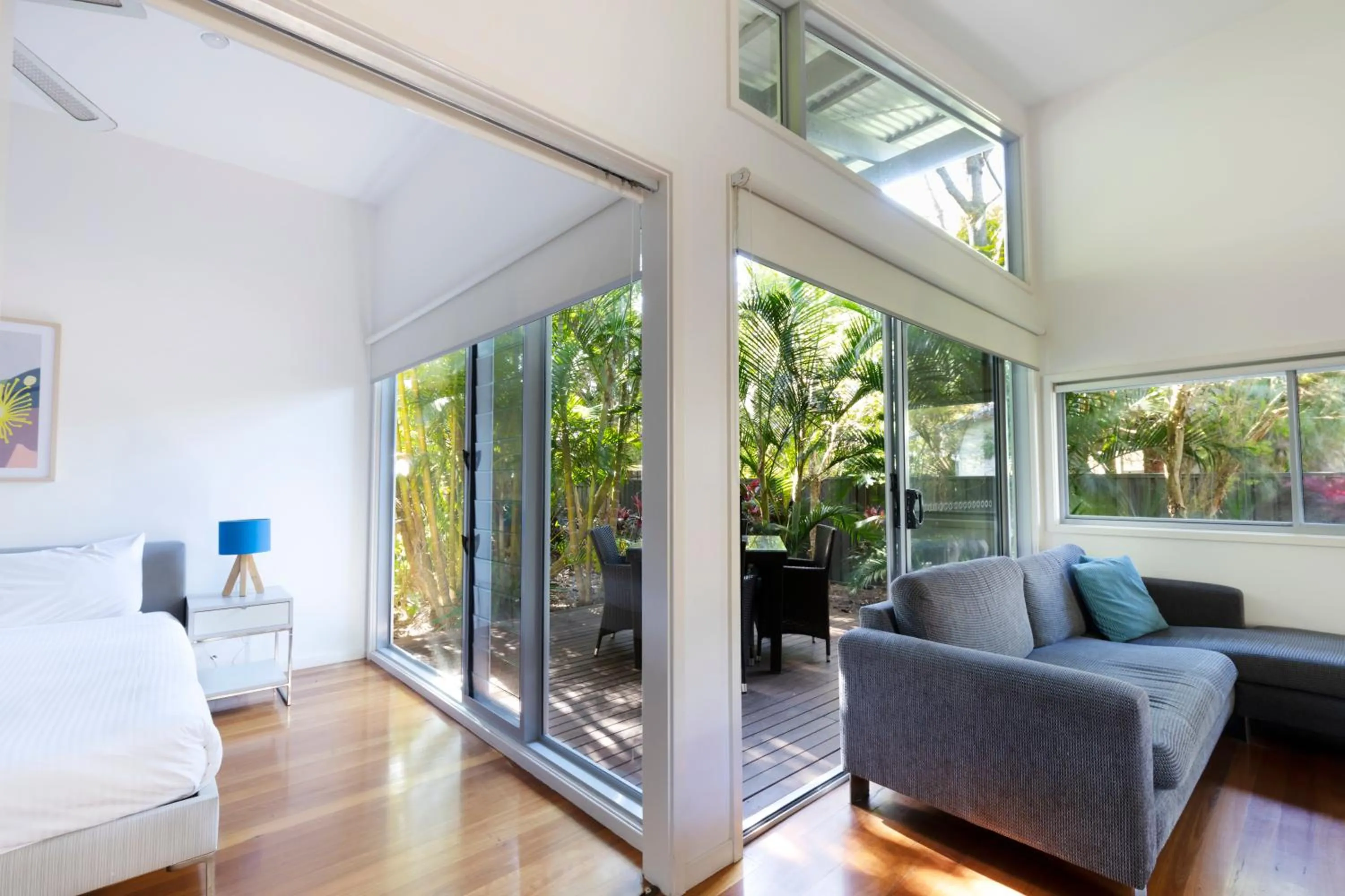 Living room in Mobys Beachside Retreat