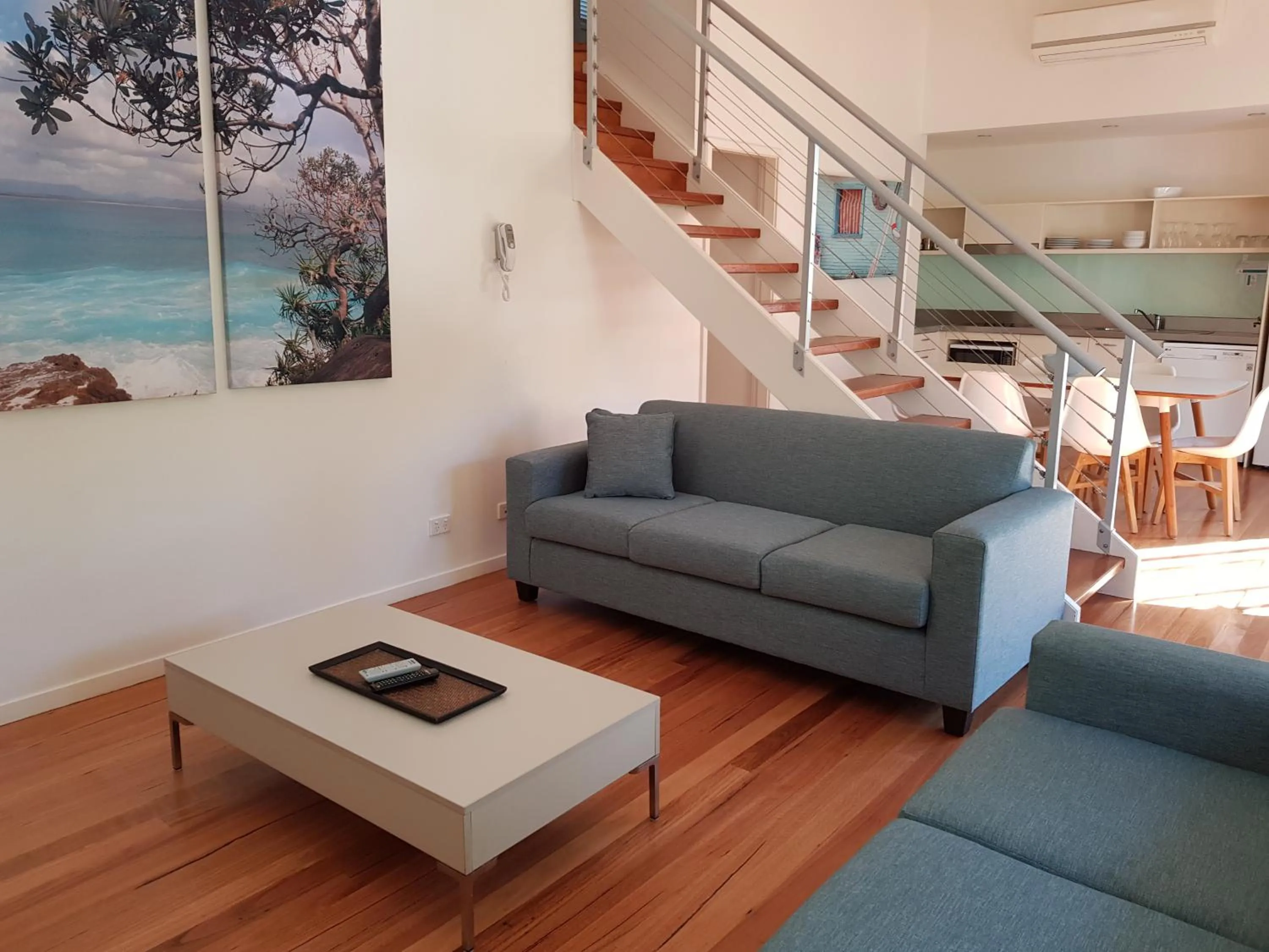 Living room in Mobys Beachside Retreat