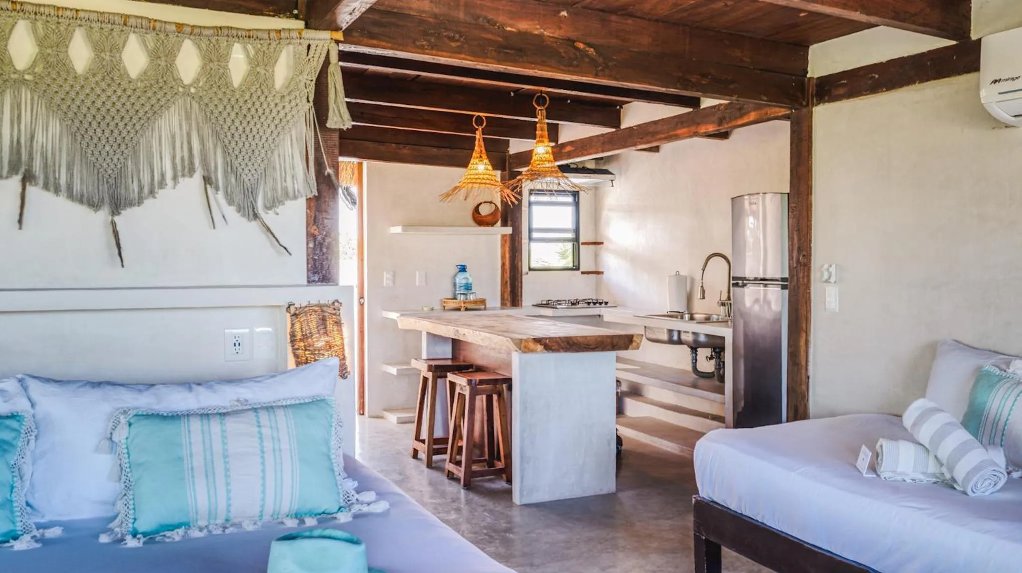 Bed in Amansala Resort