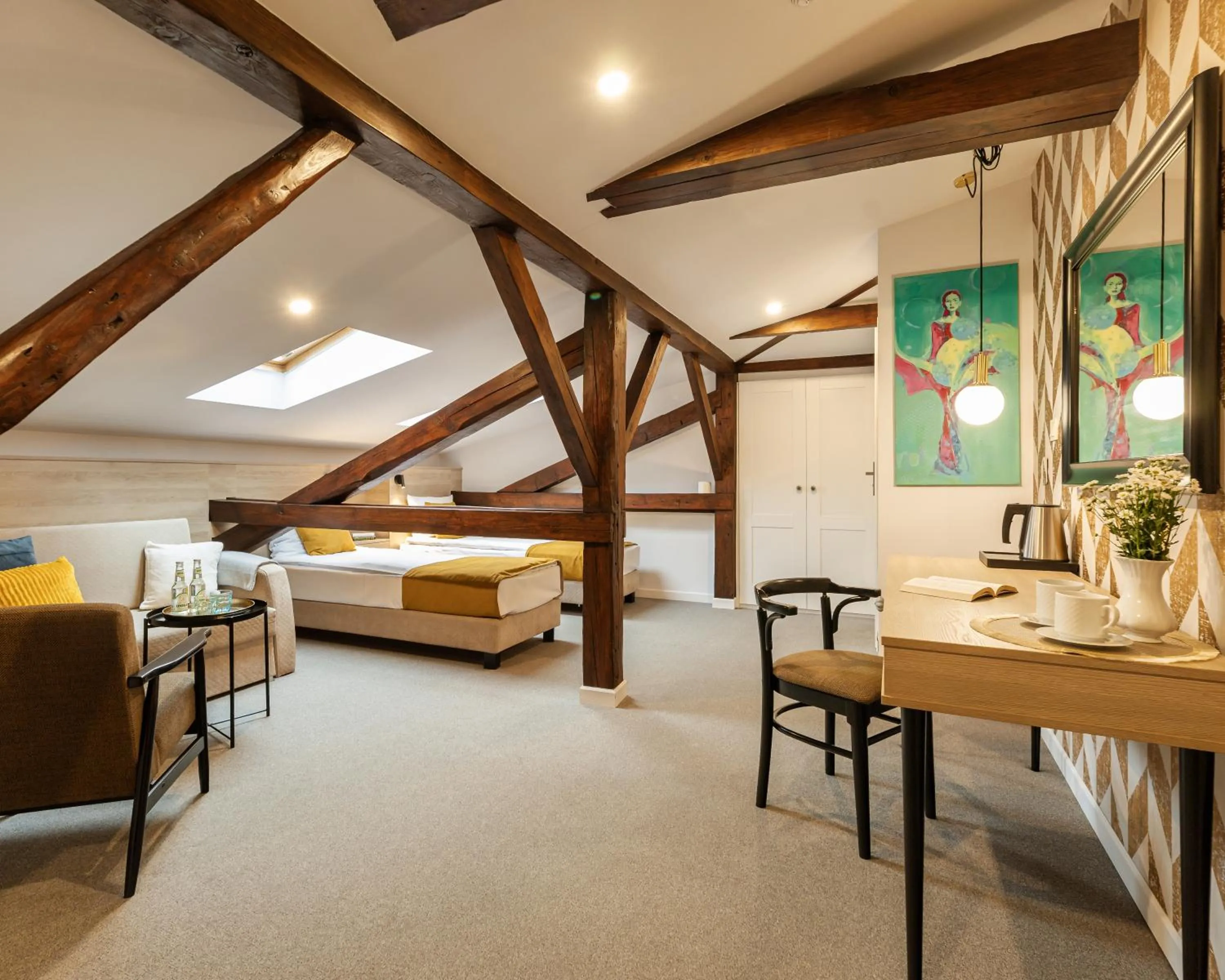 Bed in Pałac w Małkowie