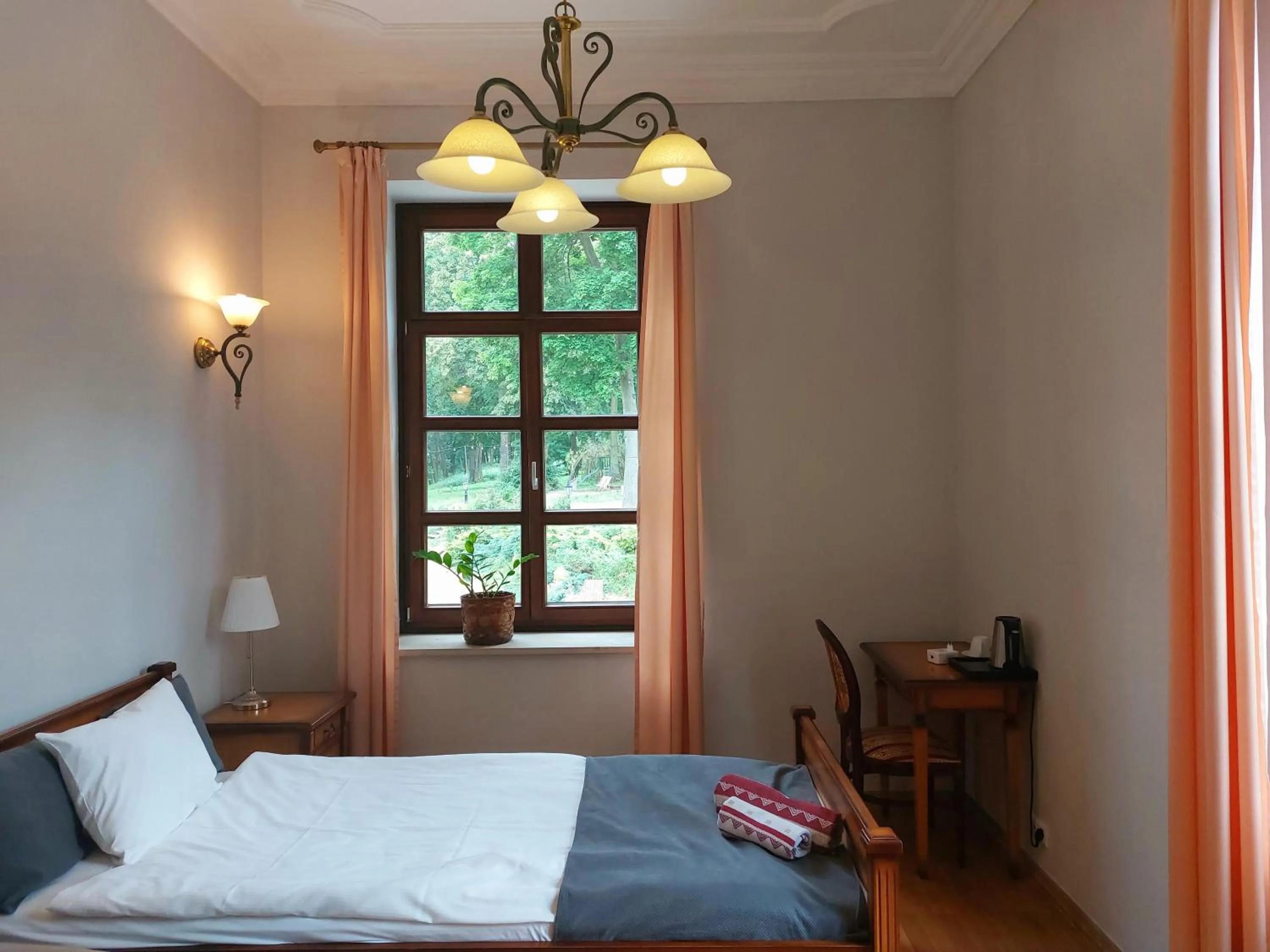 Bed in Pałac w Małkowie