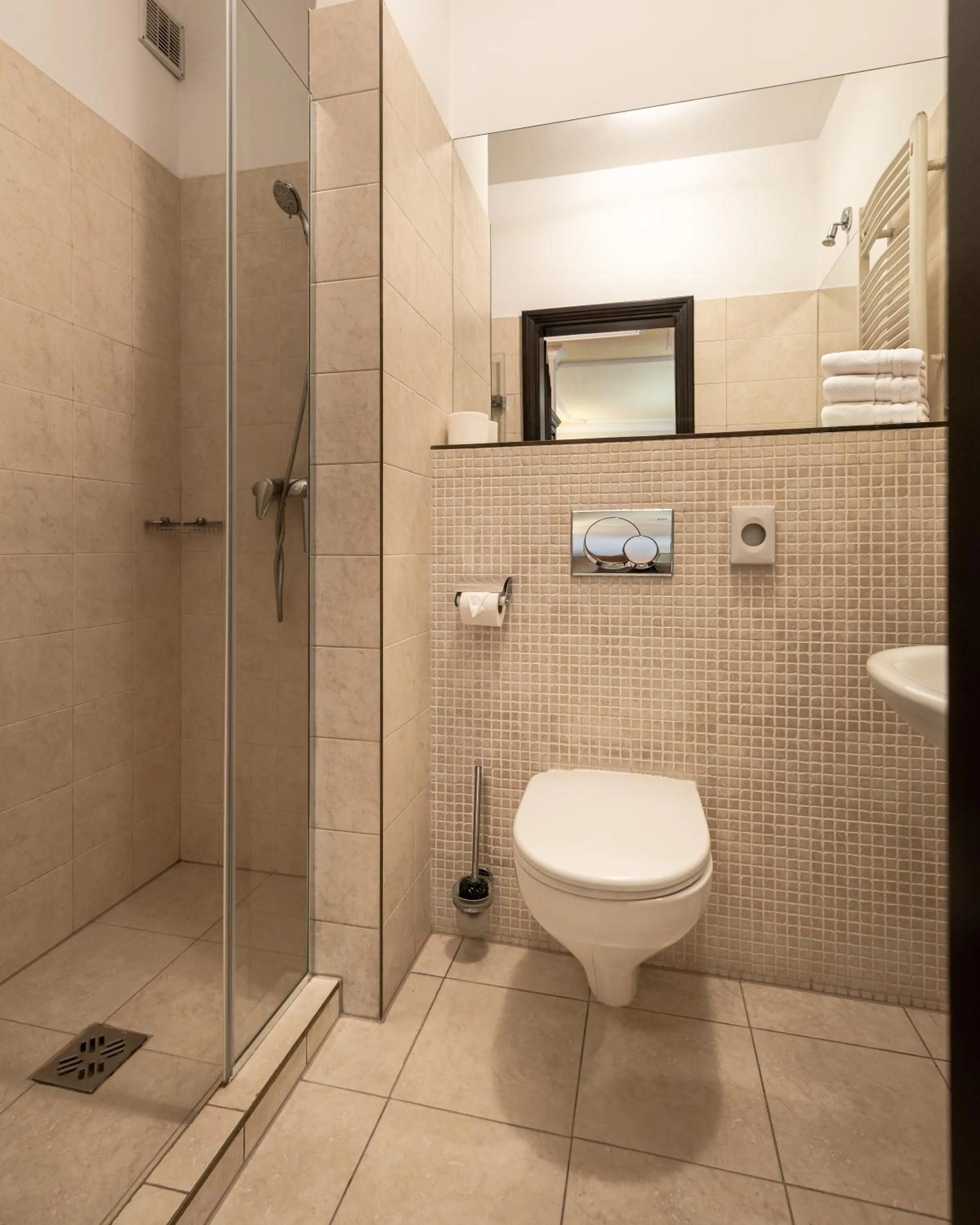 Shower in Pałac w Małkowie