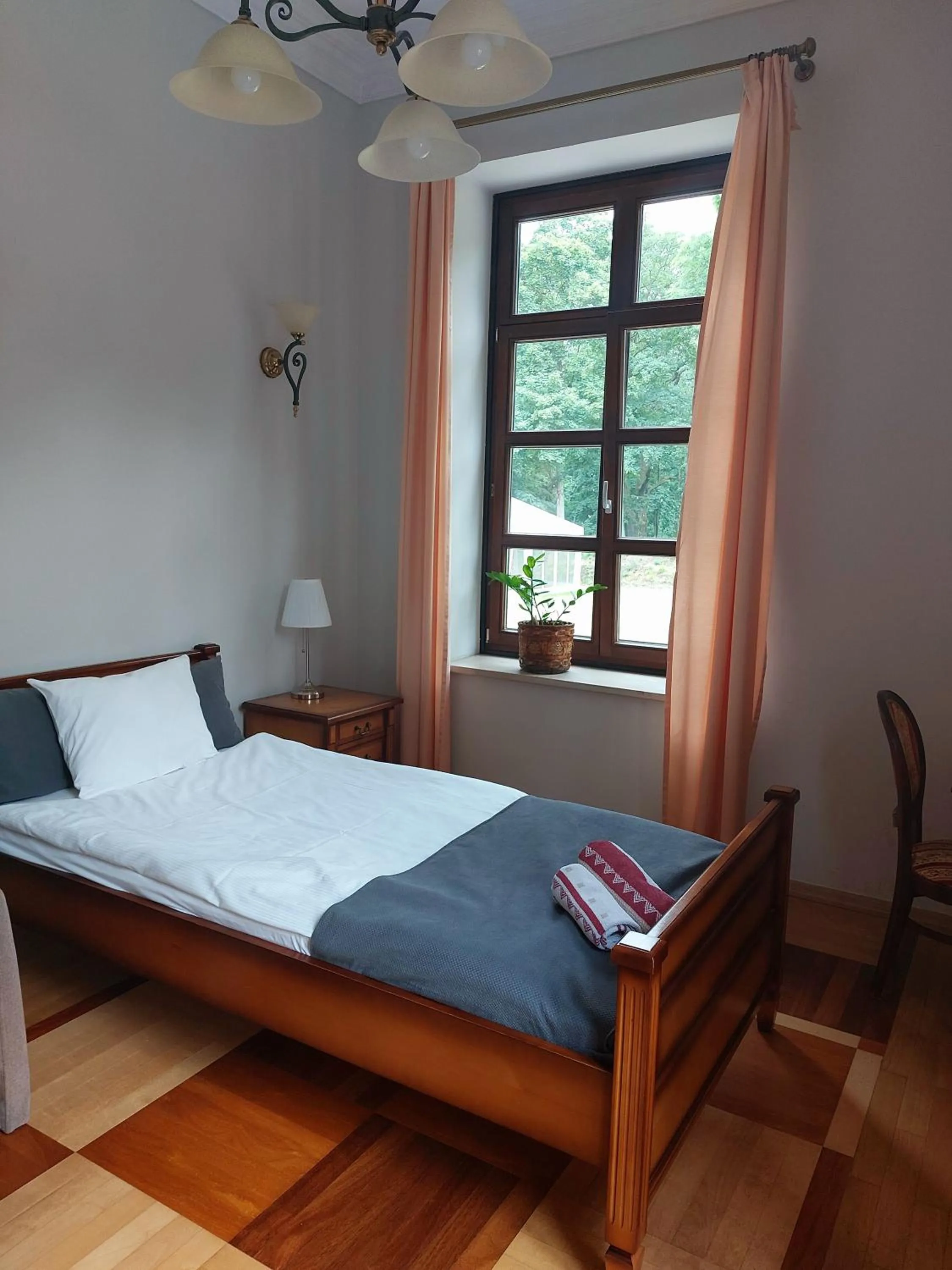 Bed in Pałac w Małkowie