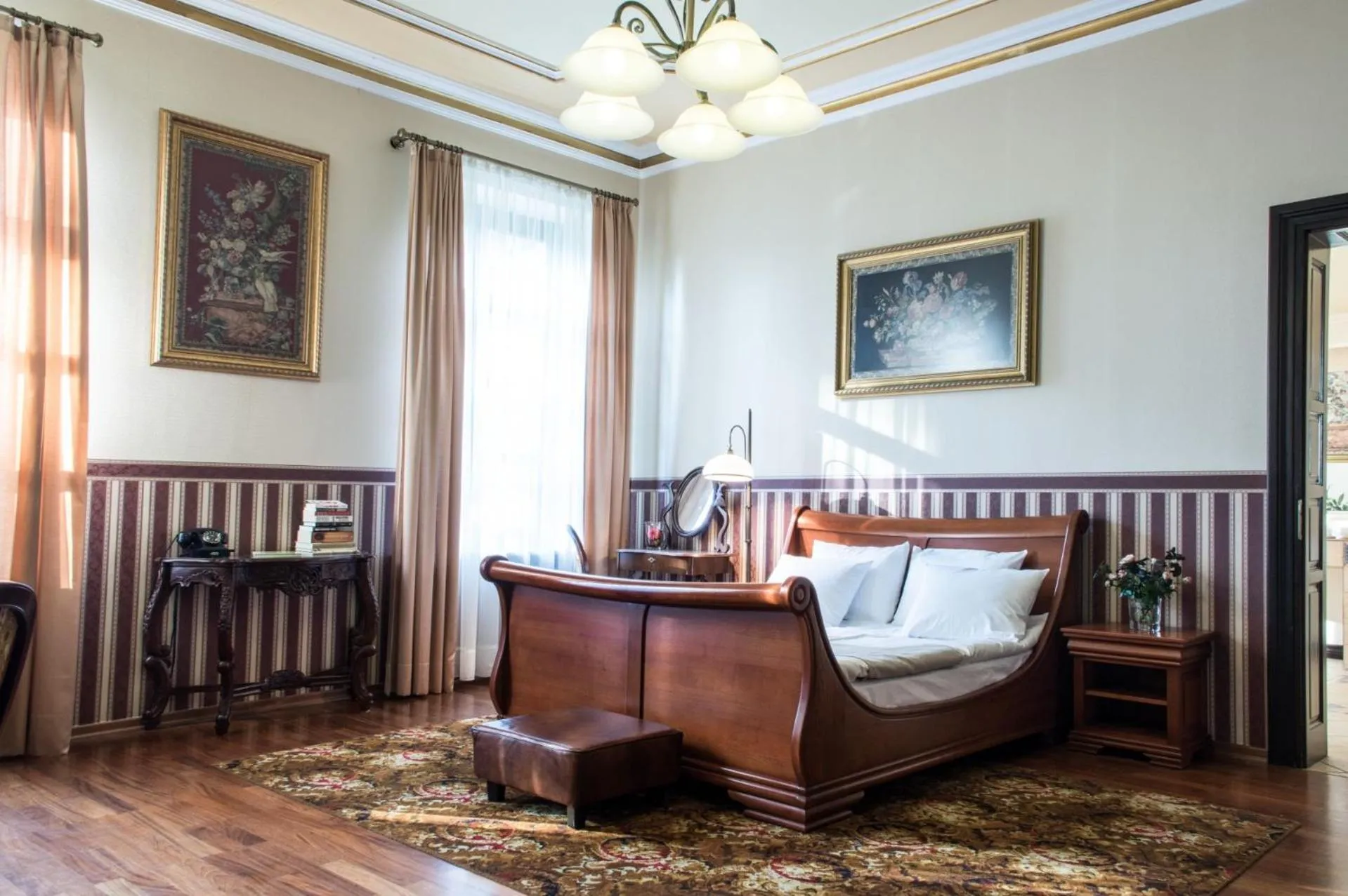 Bed in Pałac w Małkowie