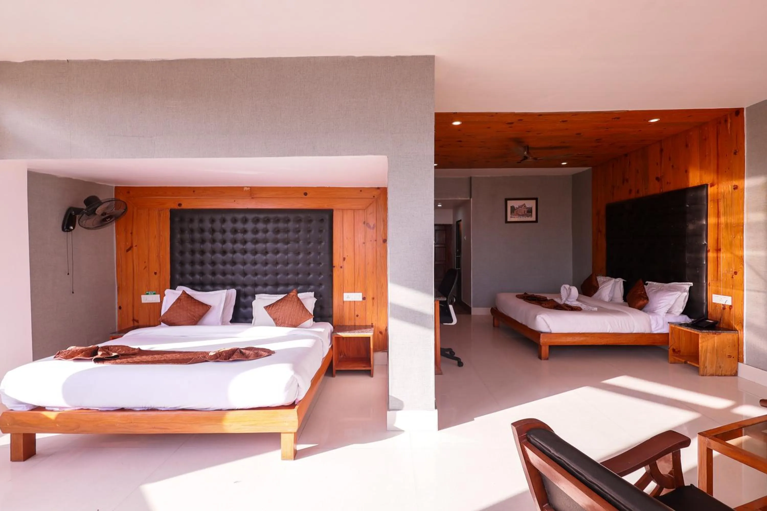 Bed in Blue Pine Resort