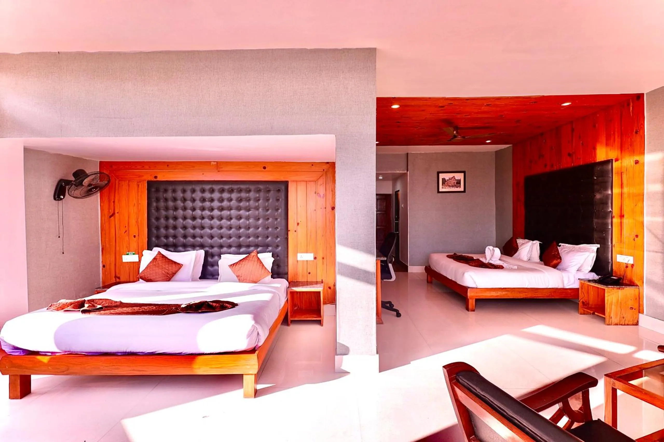 Bed in Blue Pine Resort