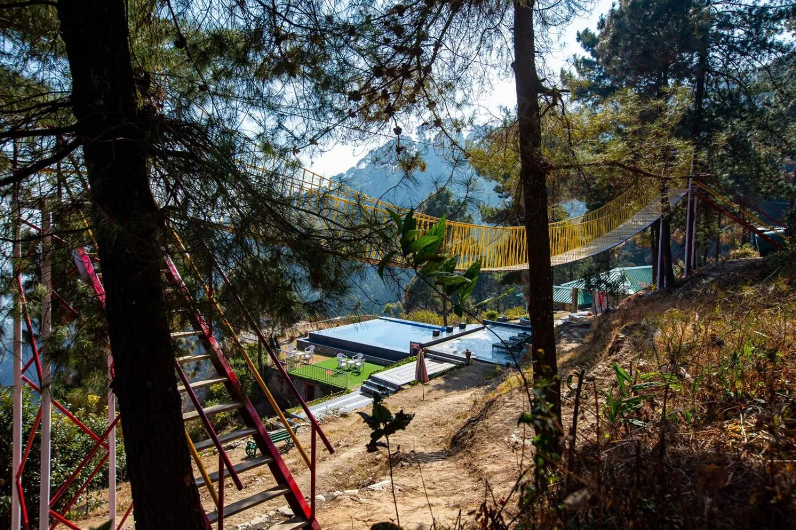 Swimming pool in Blue Pine Resort