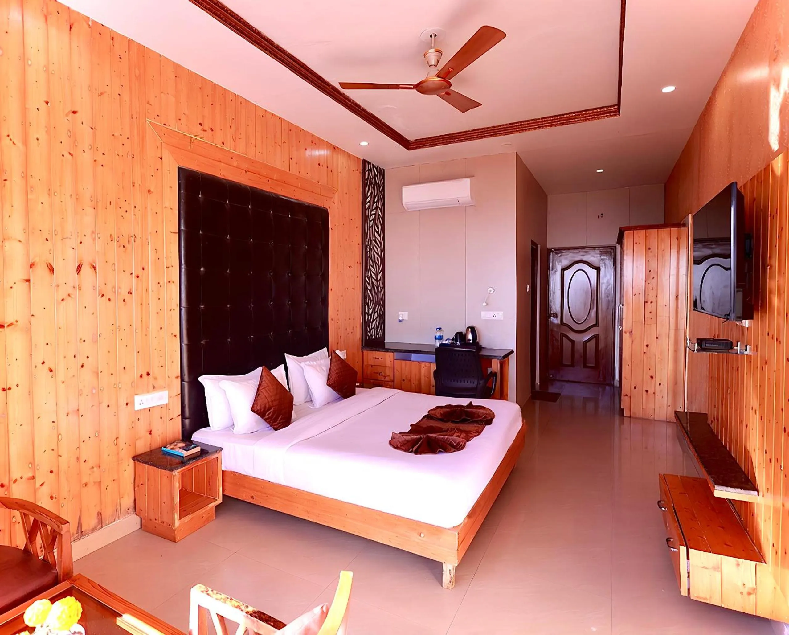 Bed in Blue Pine Resort